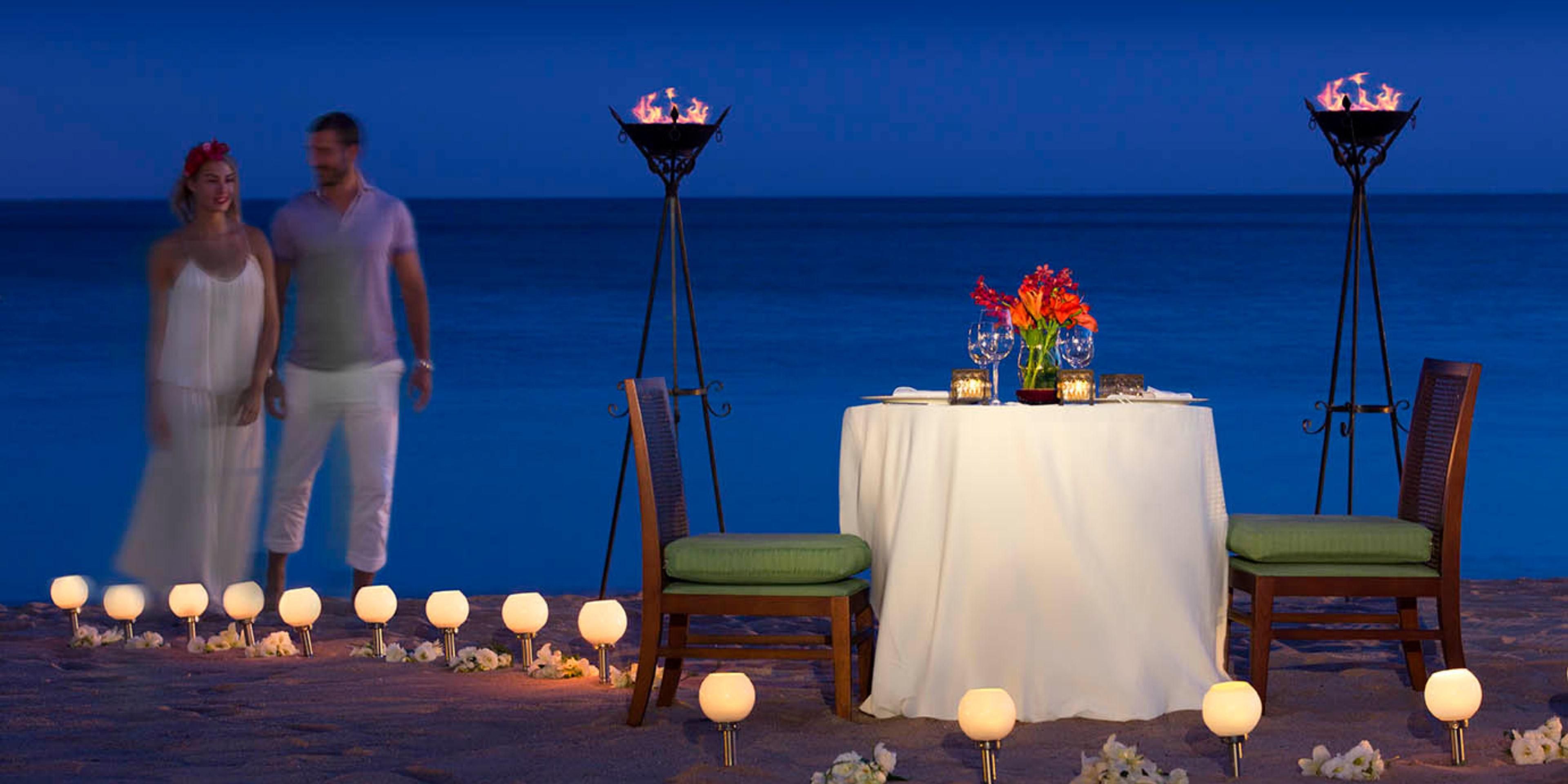 Dine under the stars, with the sound of waves as your backdrop and candlelight flickering beside you. Our romantic beachfront dinner is designed for two — where every bite, every moment and every breeze tells a story of love.