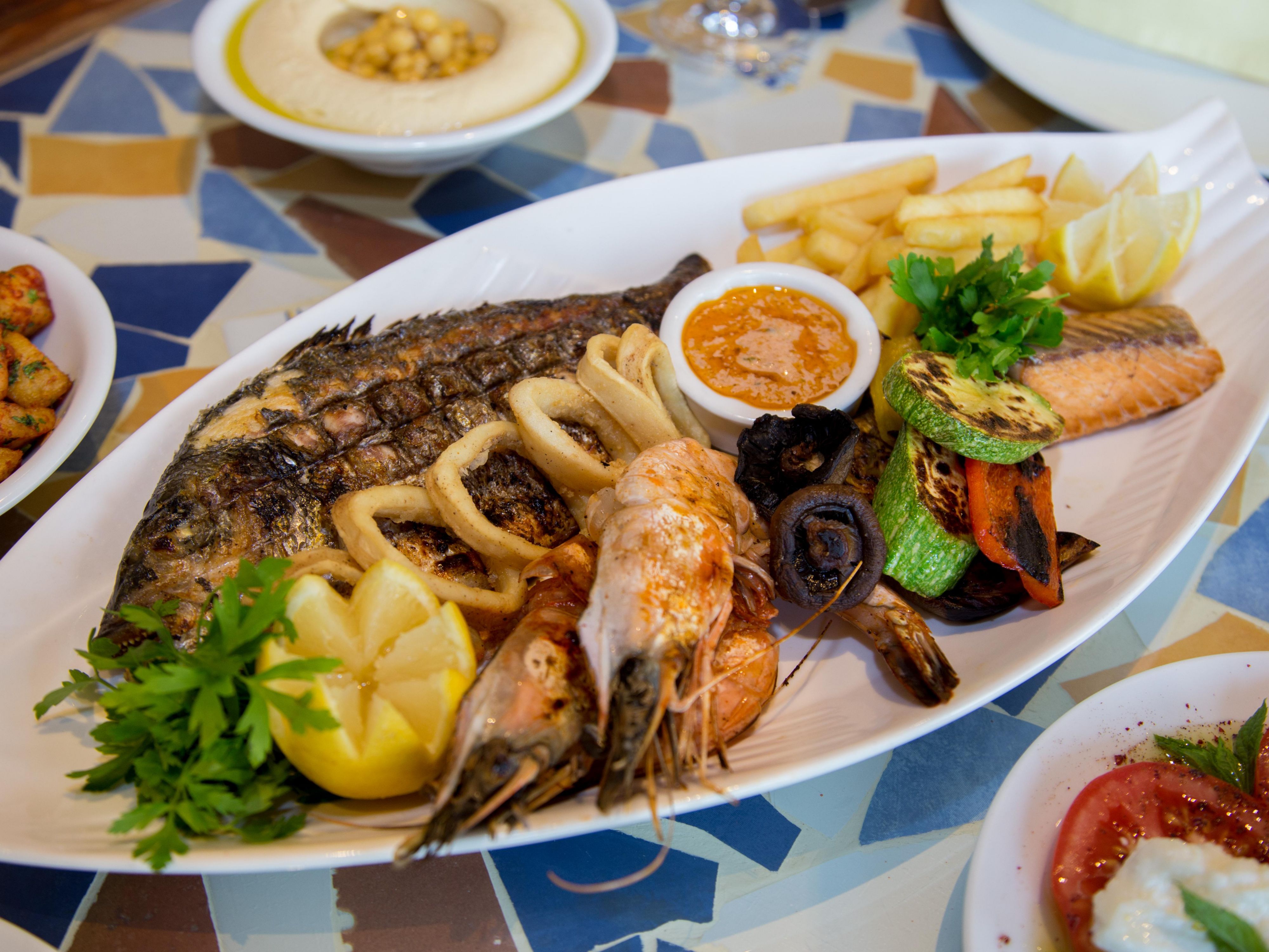 Seafood platter promotion