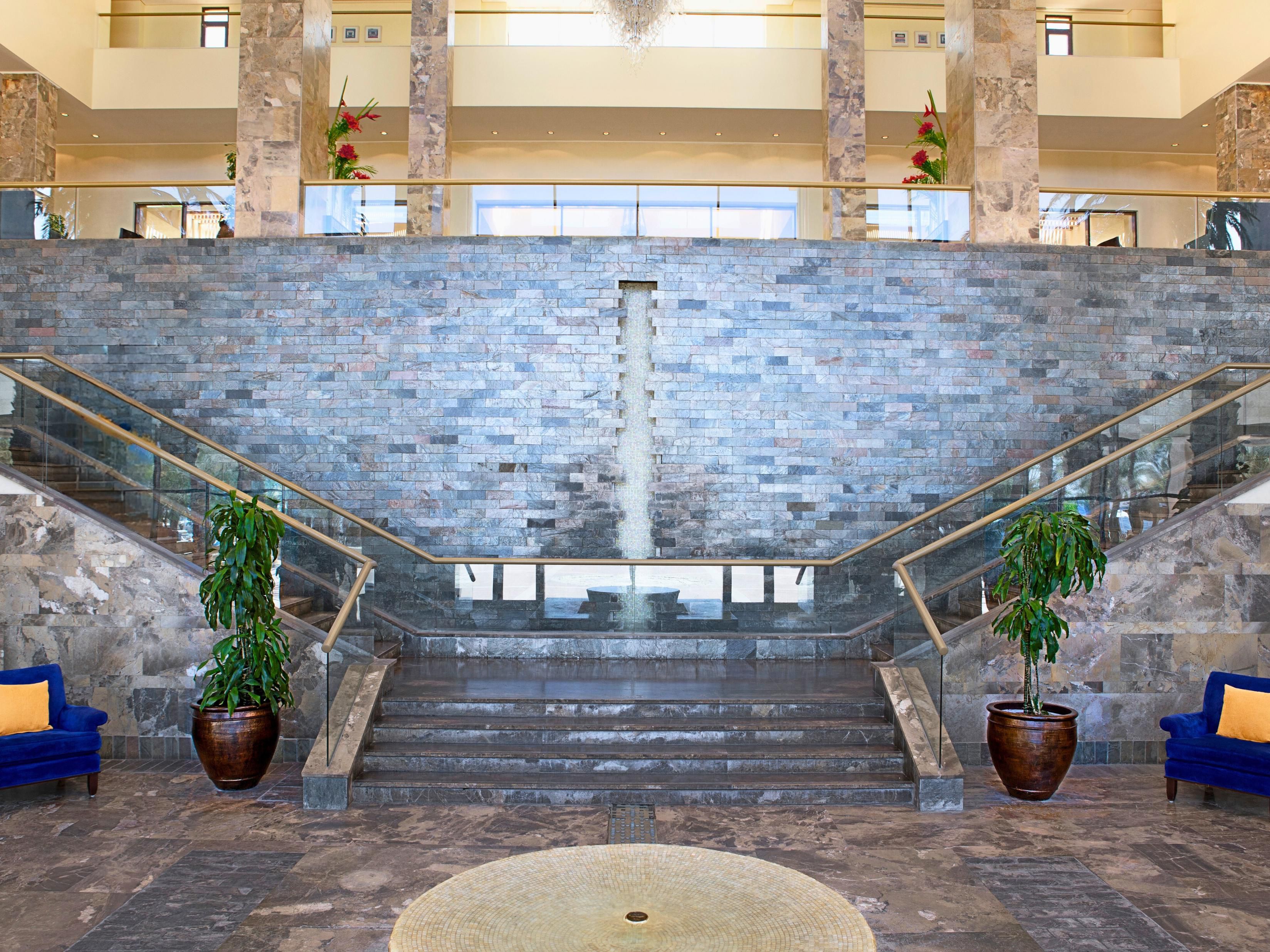 Experience a Warm Welcome in the Luxury Hotel Lobby