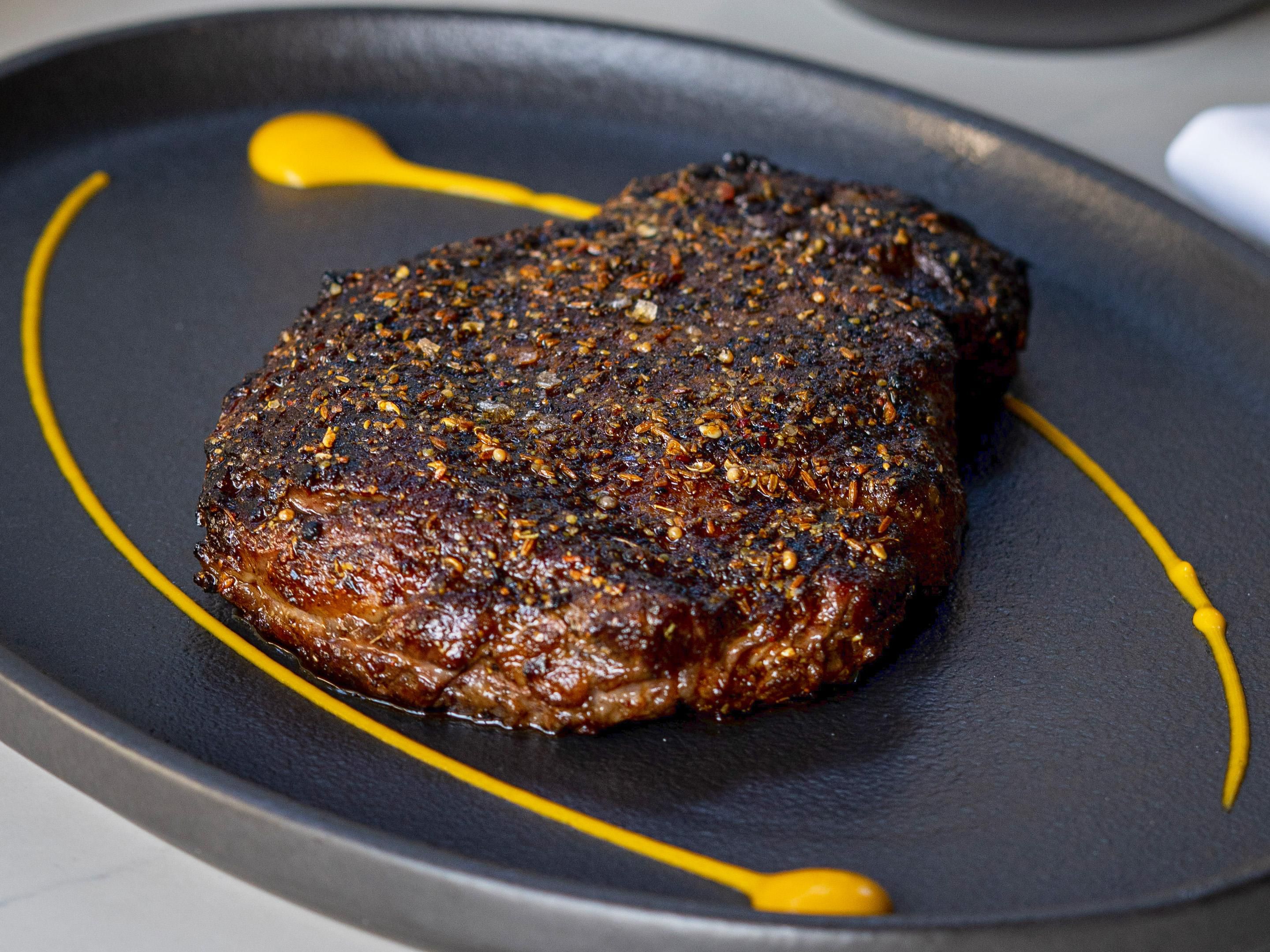 Plate of steak