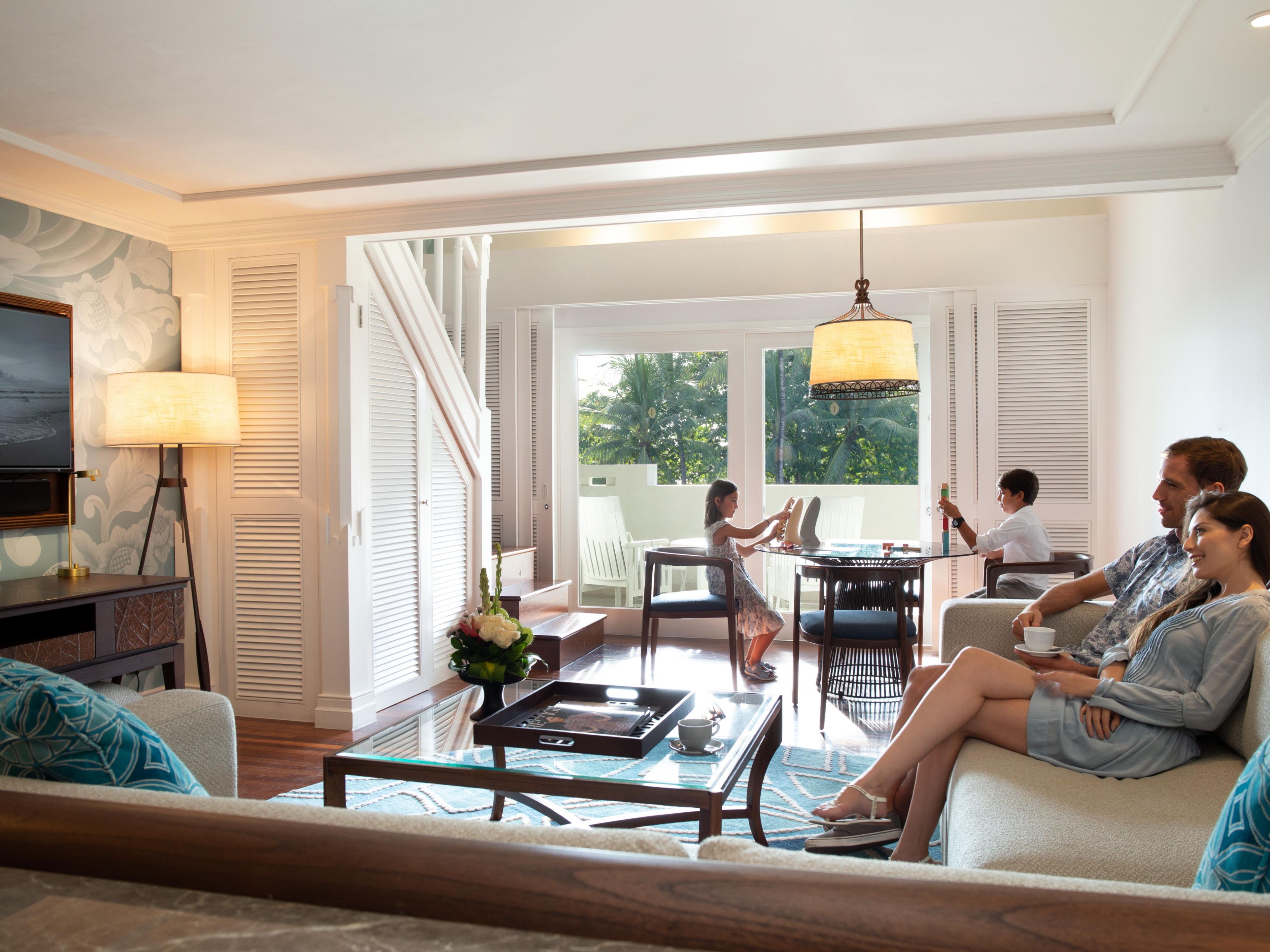Livingroom of Premium Duplex Suite