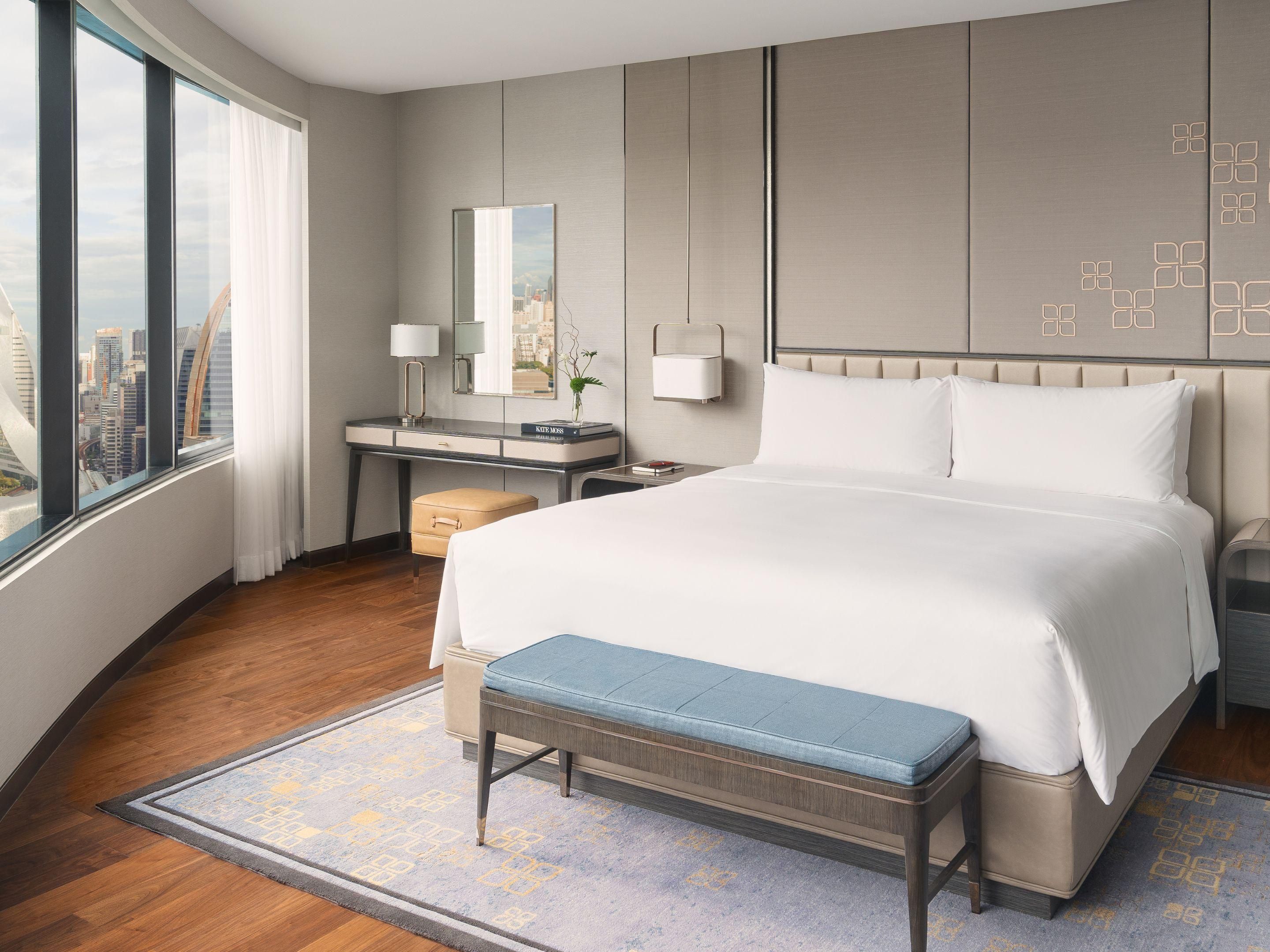 Admire views of Bangkok from our Junior Suite