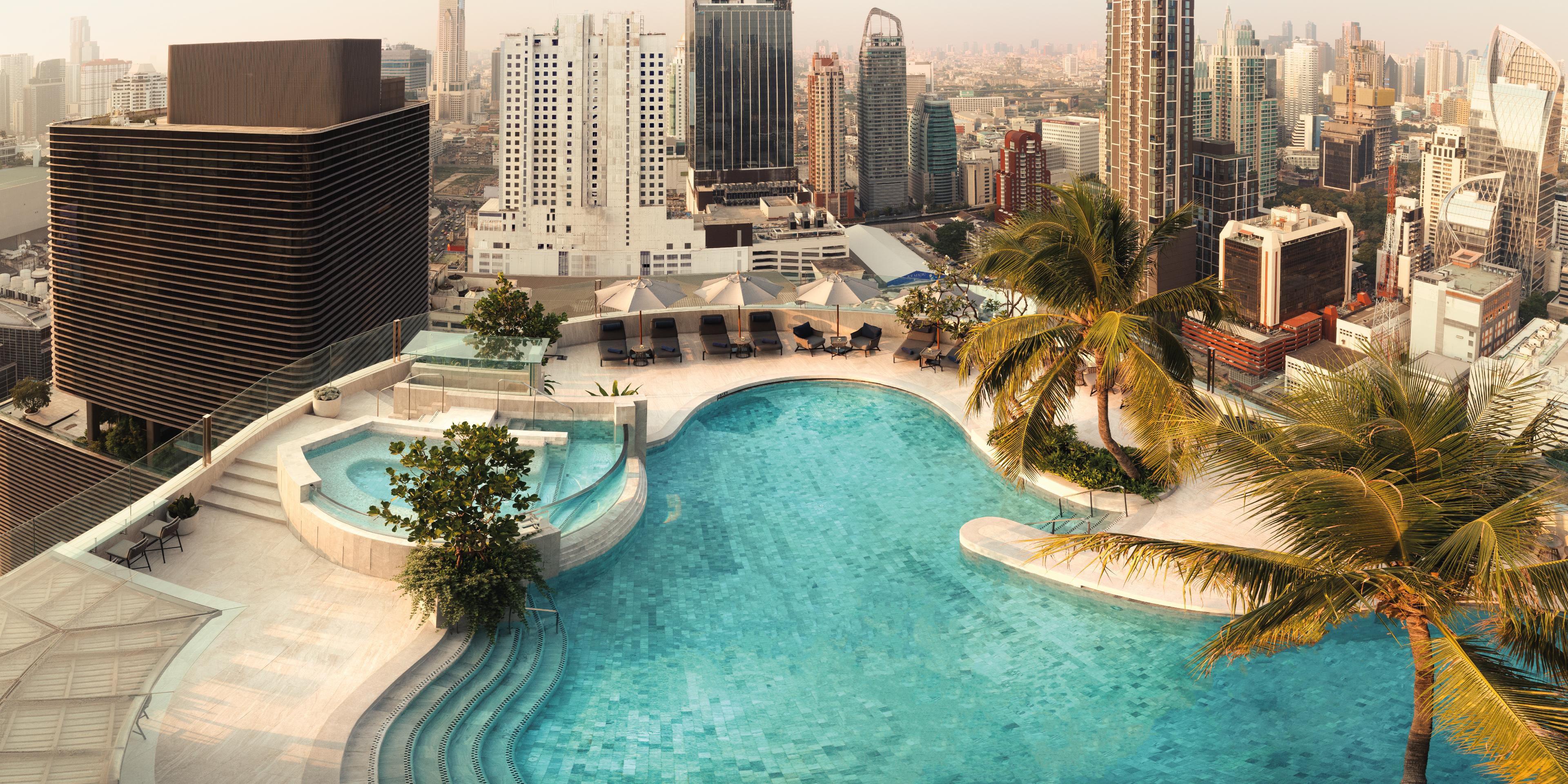 View of Rooftop Pool at the InterContinental Bangkok