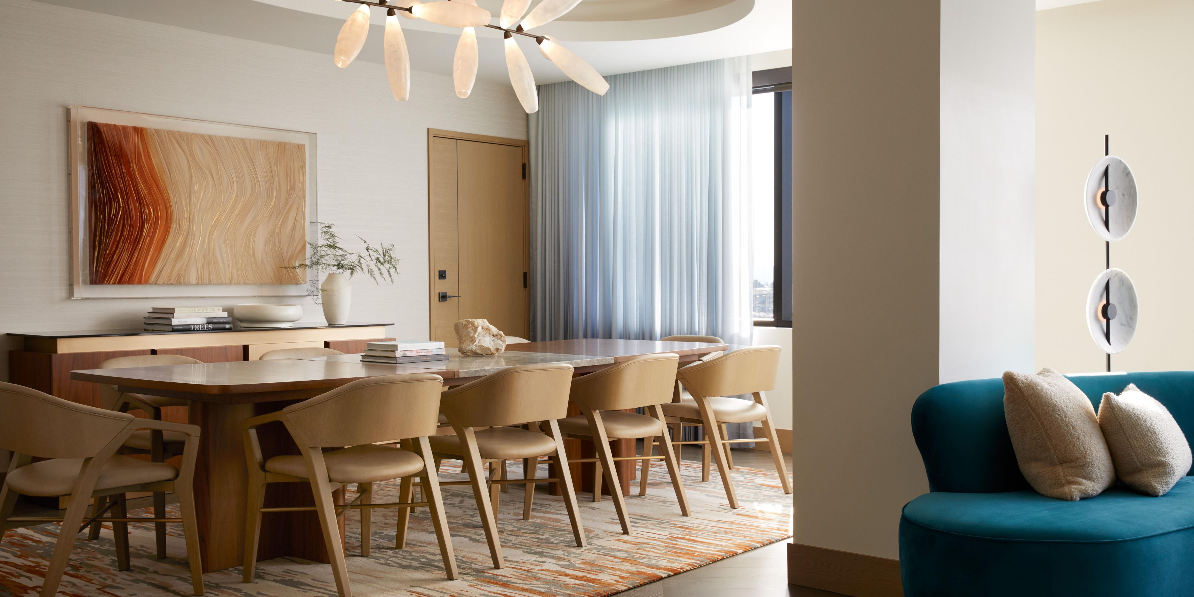 Entertain in style with dining space for 10 in the Presidential.