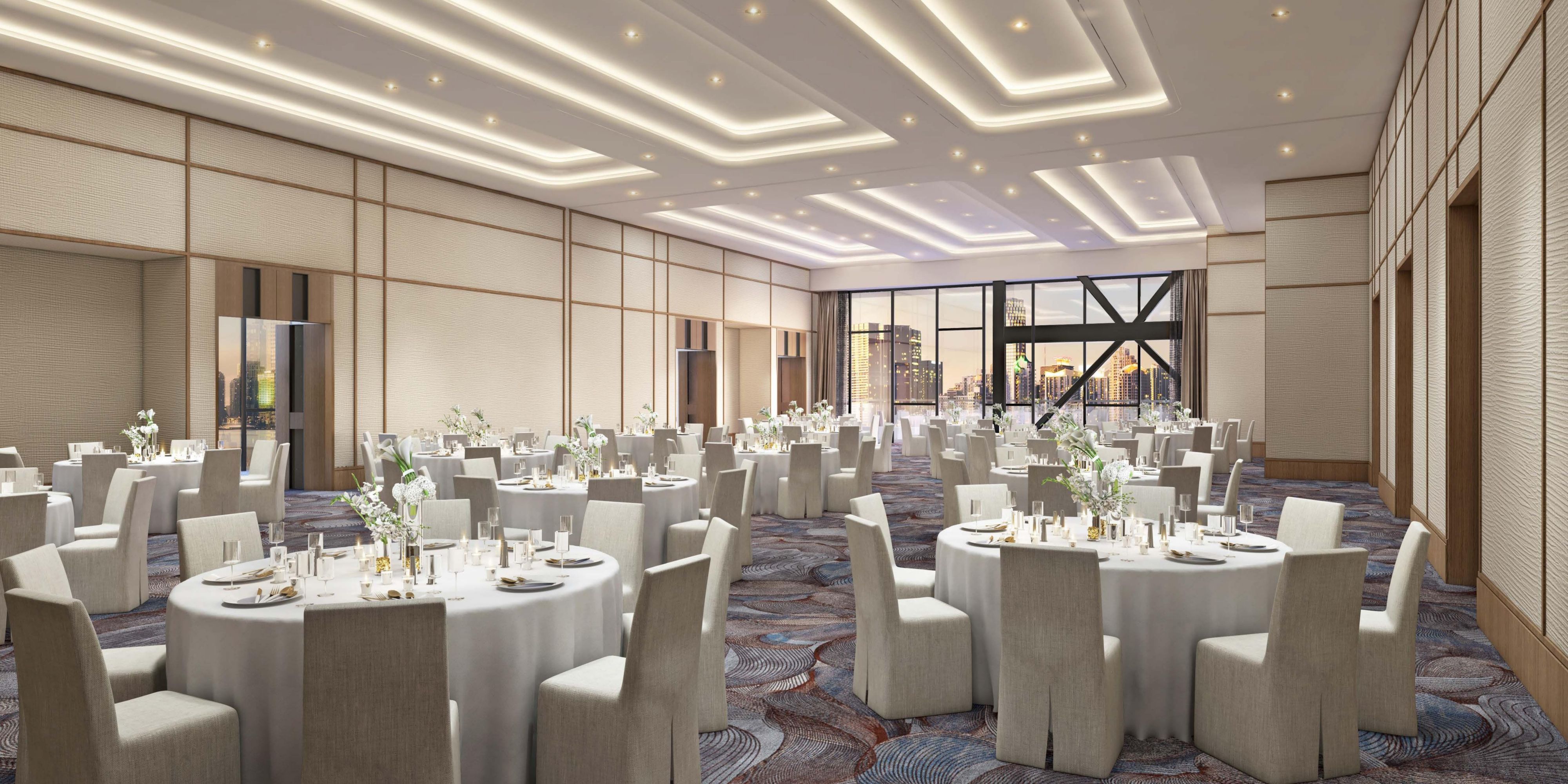 Plan your Bellevue event with elegance and sophistication at our hotel that offers 12,000+ sq ft of flexible meeting and event space with refined décor and the latest audio and tech capabilities including a 4,200 sq ft Grand Ballroom for 300 guests, a Junior Ballroom, and versatile breakout rooms and boardrooms.