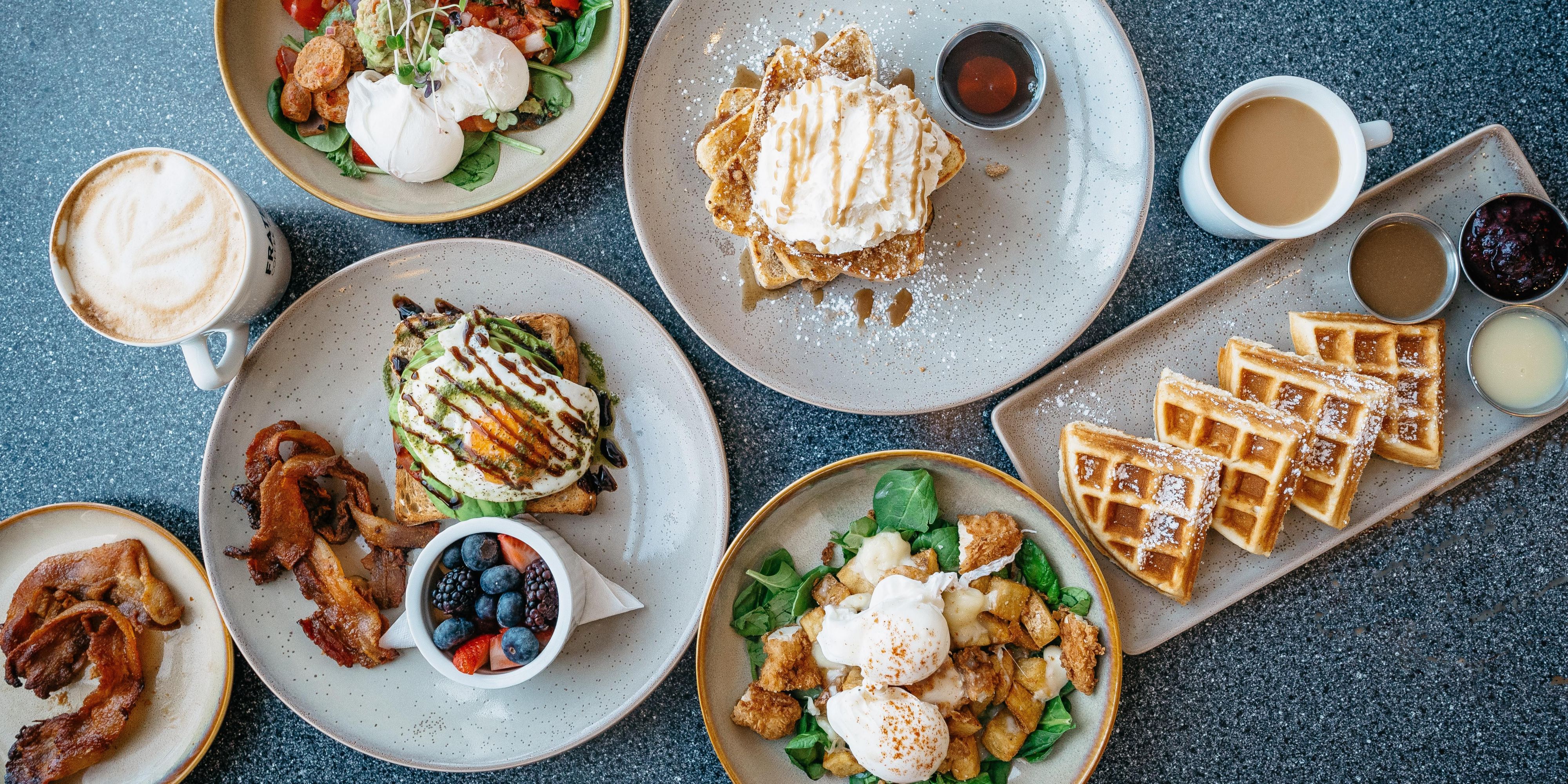 Discover Fresco's enhanced breakfast menu, showcasing a delightful blend of savory and sweet options that emphasize the fresh, seasonal ingredients from our exceptional location. LE BAR offers delectable fare alongside a craft cocktail bar and lounge. Our Bellevue, WA hotel restaurants offer something for everyone.