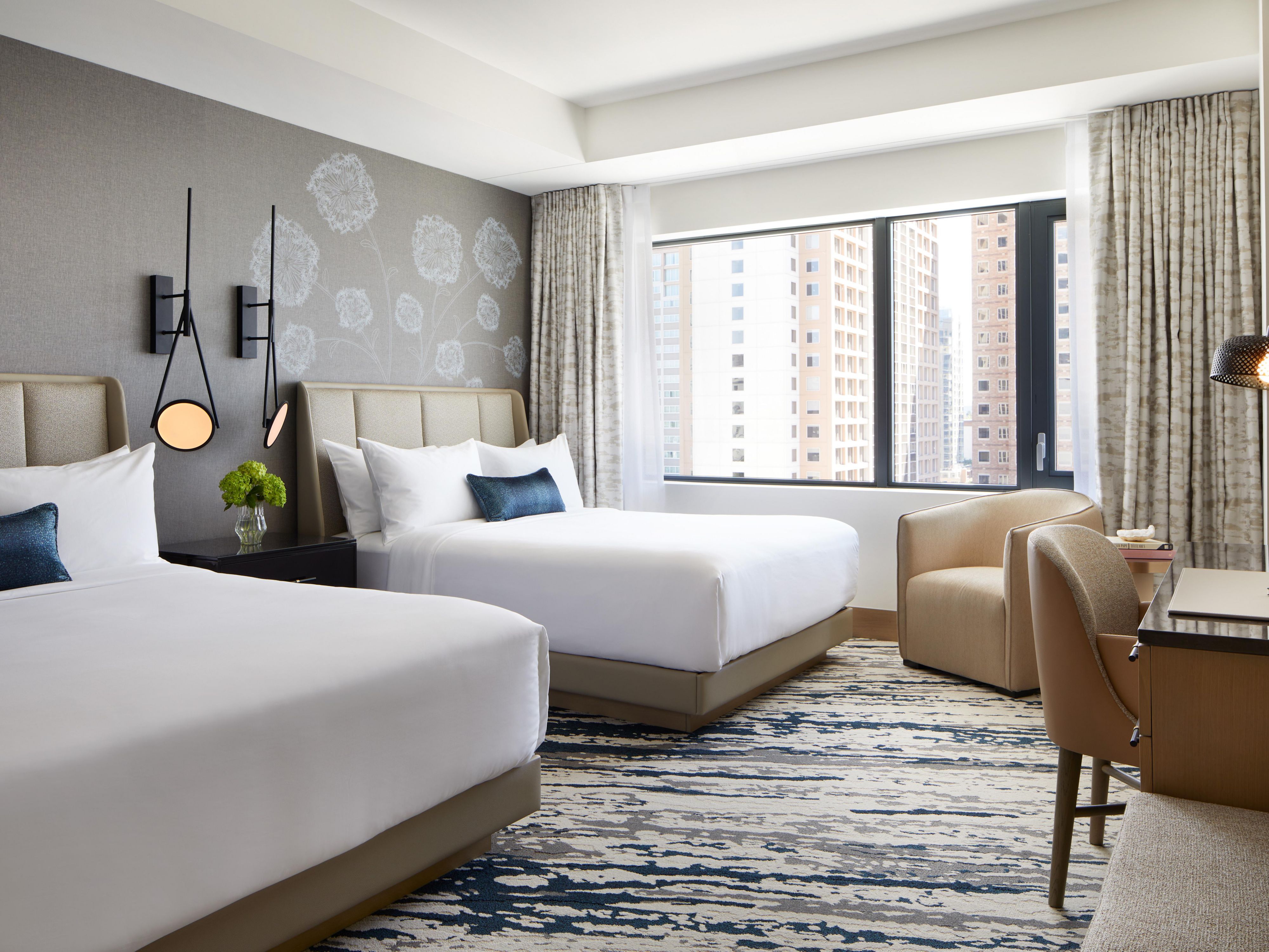 Premium city views in sophisticated comfort with room for families