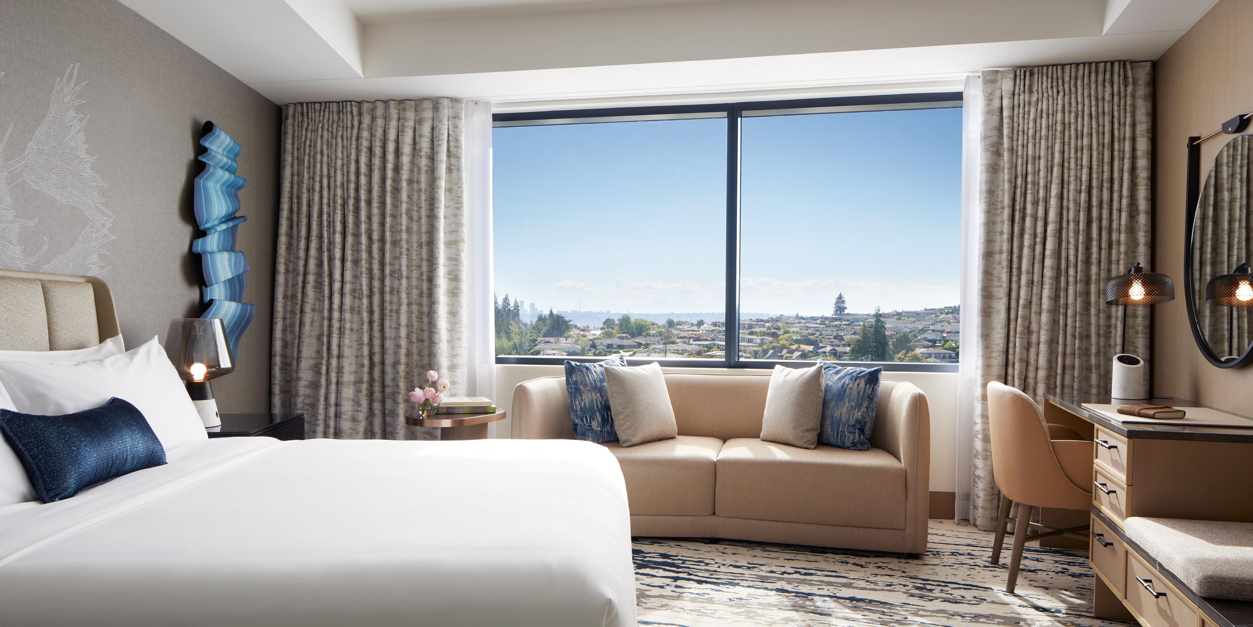 Restorative rooms with scenic views of our stellar PNW locale