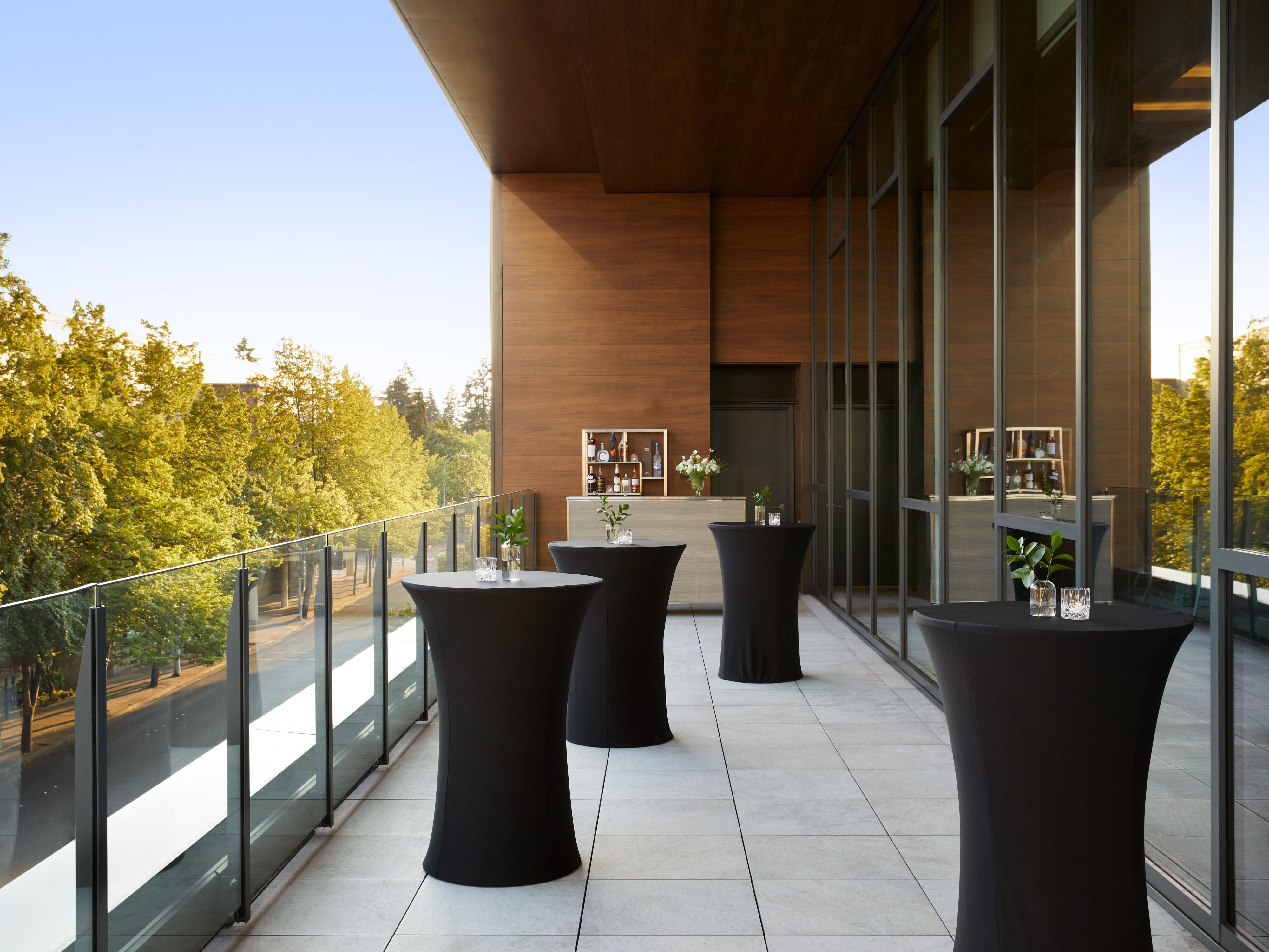 Our Avenue Outdoor Terrace event space offers downtown vistas