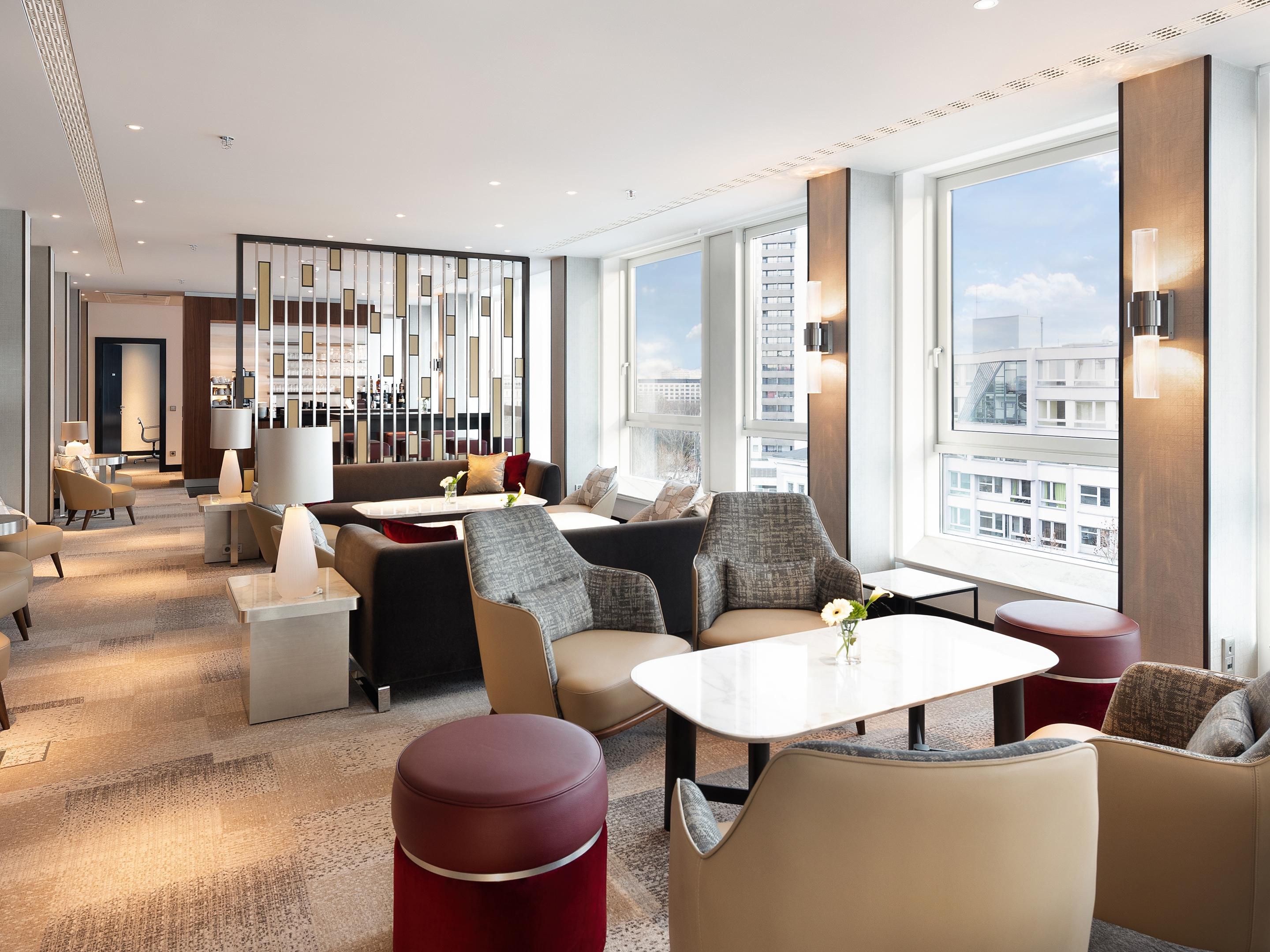 Enjoy elevated comfort and elegance in our exclusive Club Lounge