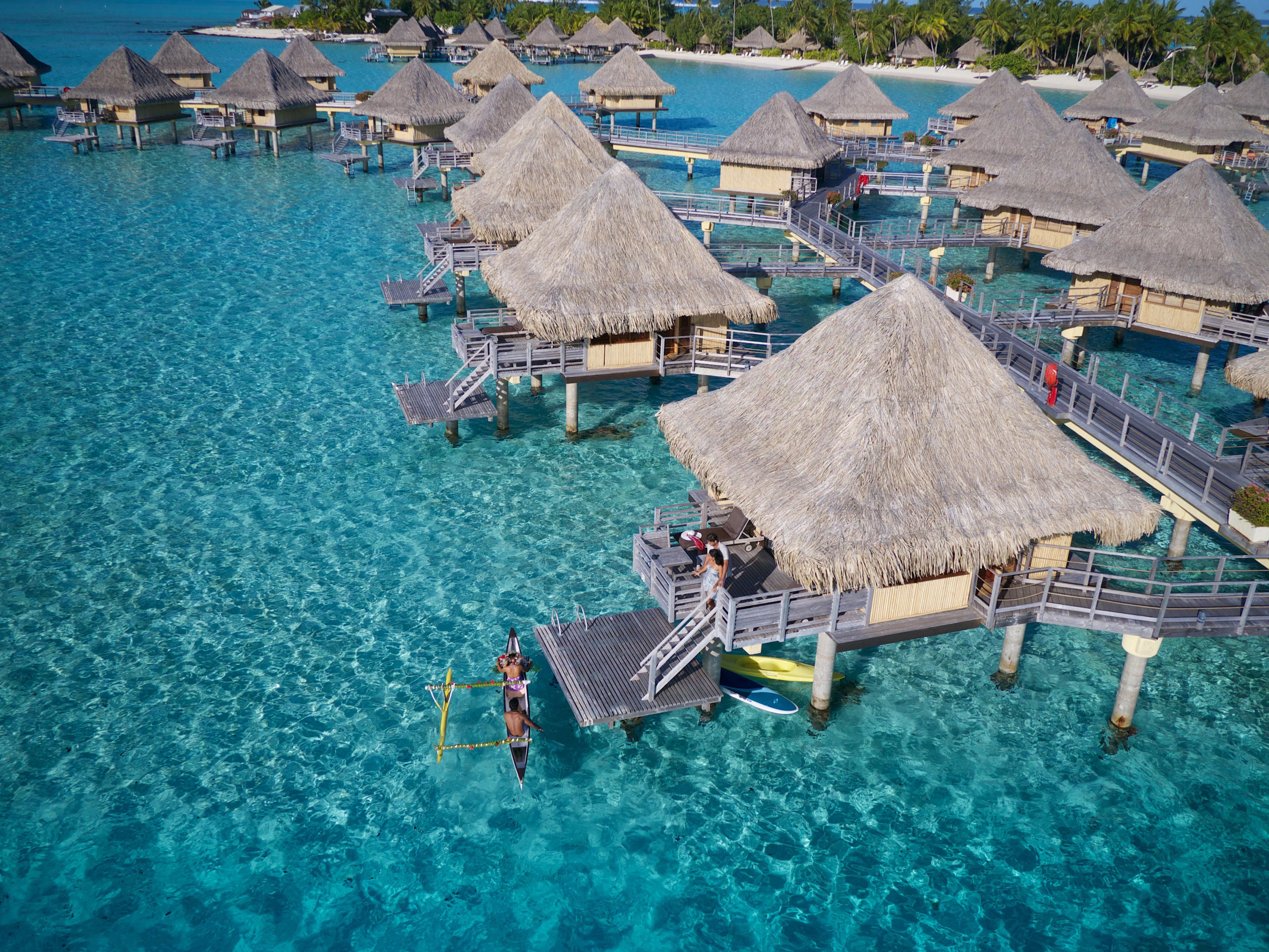 Overwater bungalows
