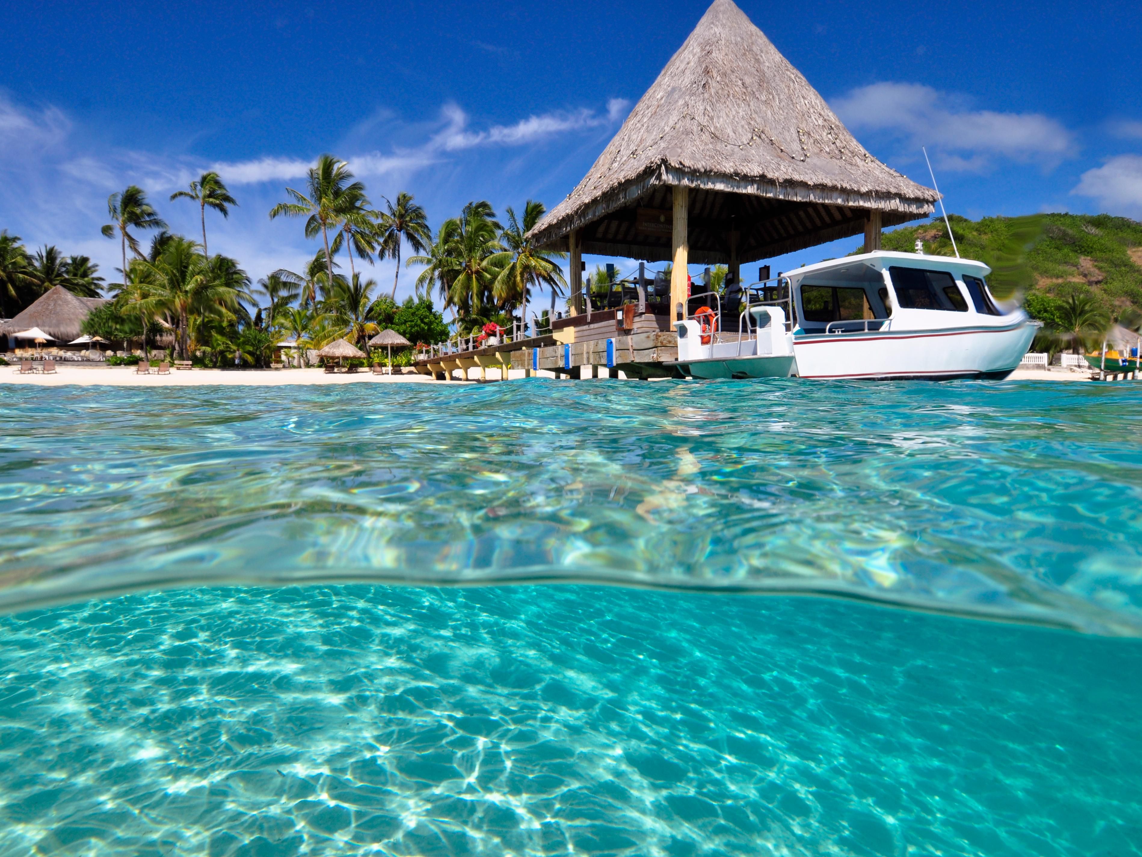 Our boat shuttle is a 30-minute ride to and from the airport.