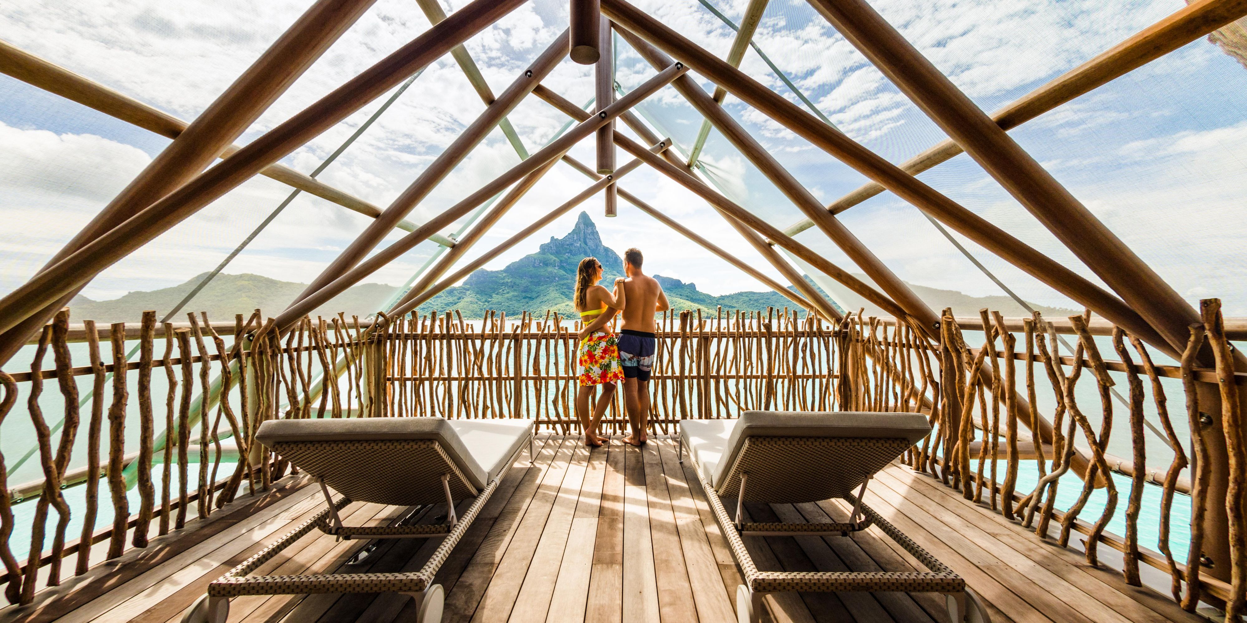 Solarium in the  Villa Teremoana 