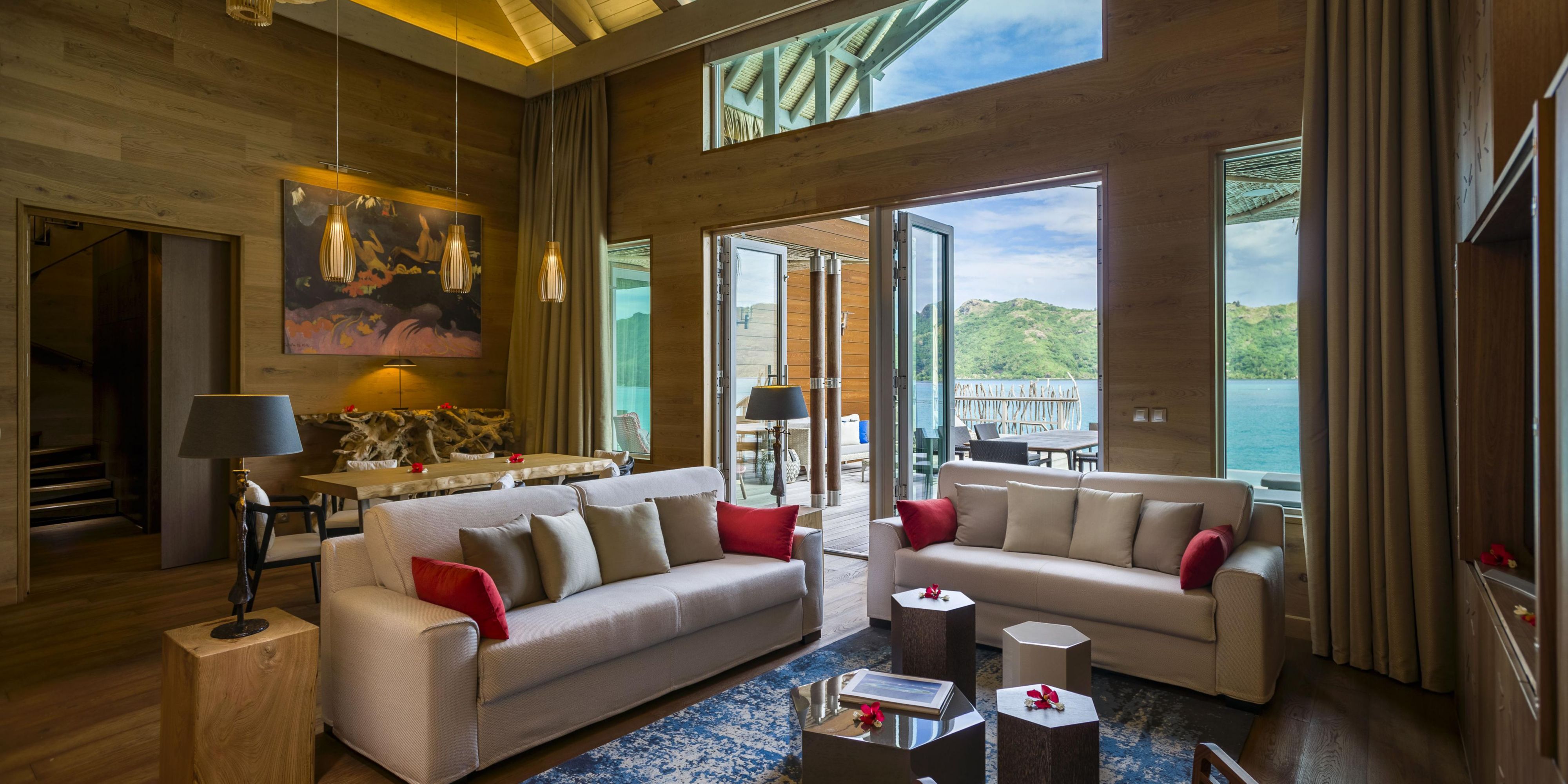 Living Room in the Villa Teremoana 