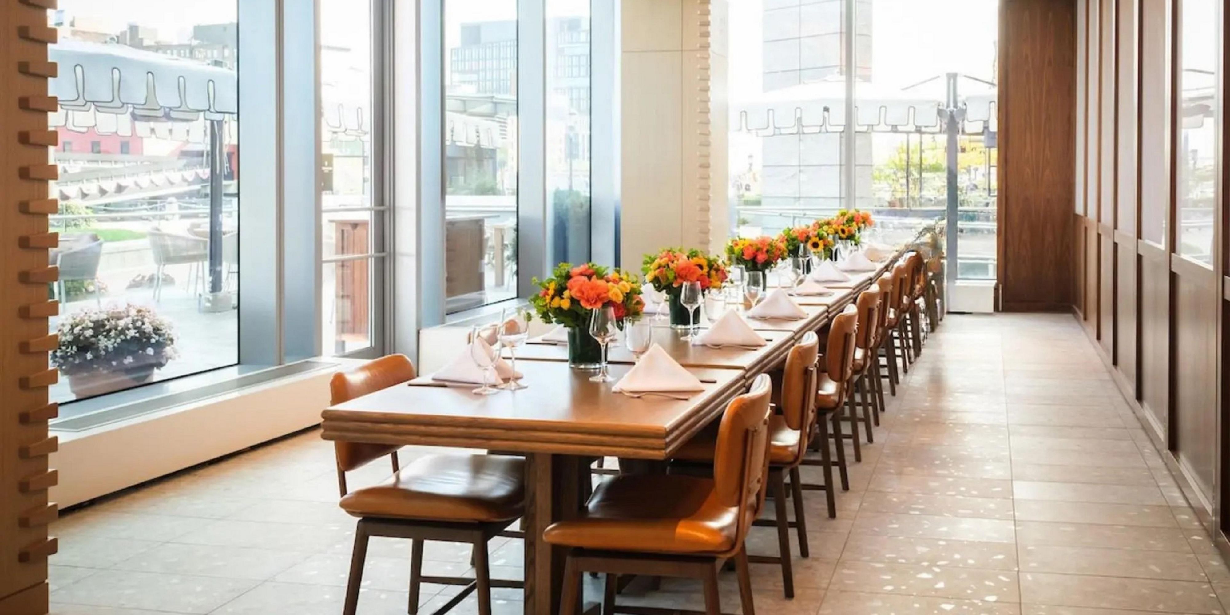 Reserve your holiday private dining event in the Piedmont Room by October 31st and receive IHG One Rewards Points as a bonus.
-$2,500-$4,999 receives 25,000 Points
-up to $7,999 receives 35,000 Points
-over $8,000 receives 50,000 Points