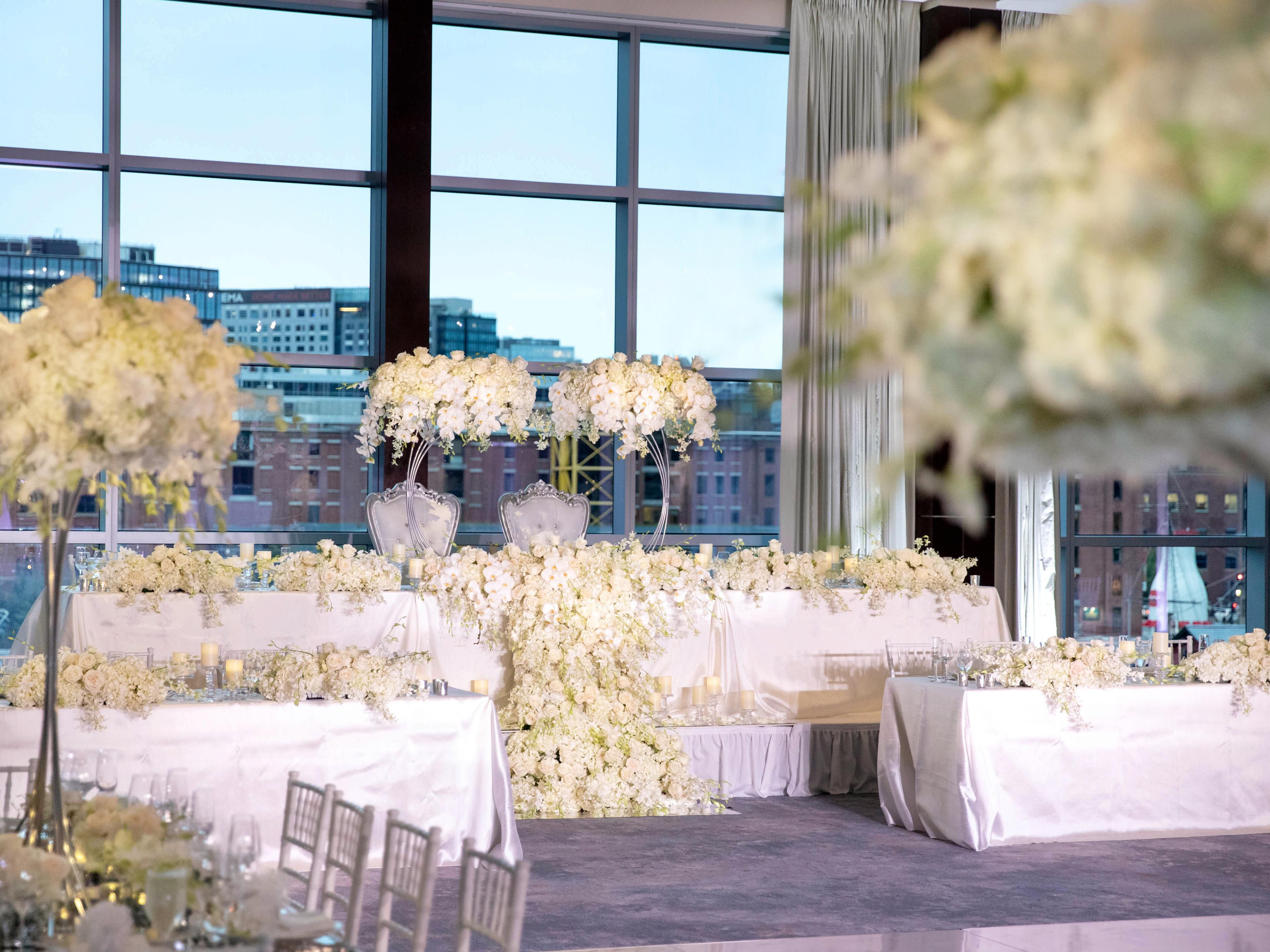 Rose Kennedy Ballroom overlooking Fort Point Channel