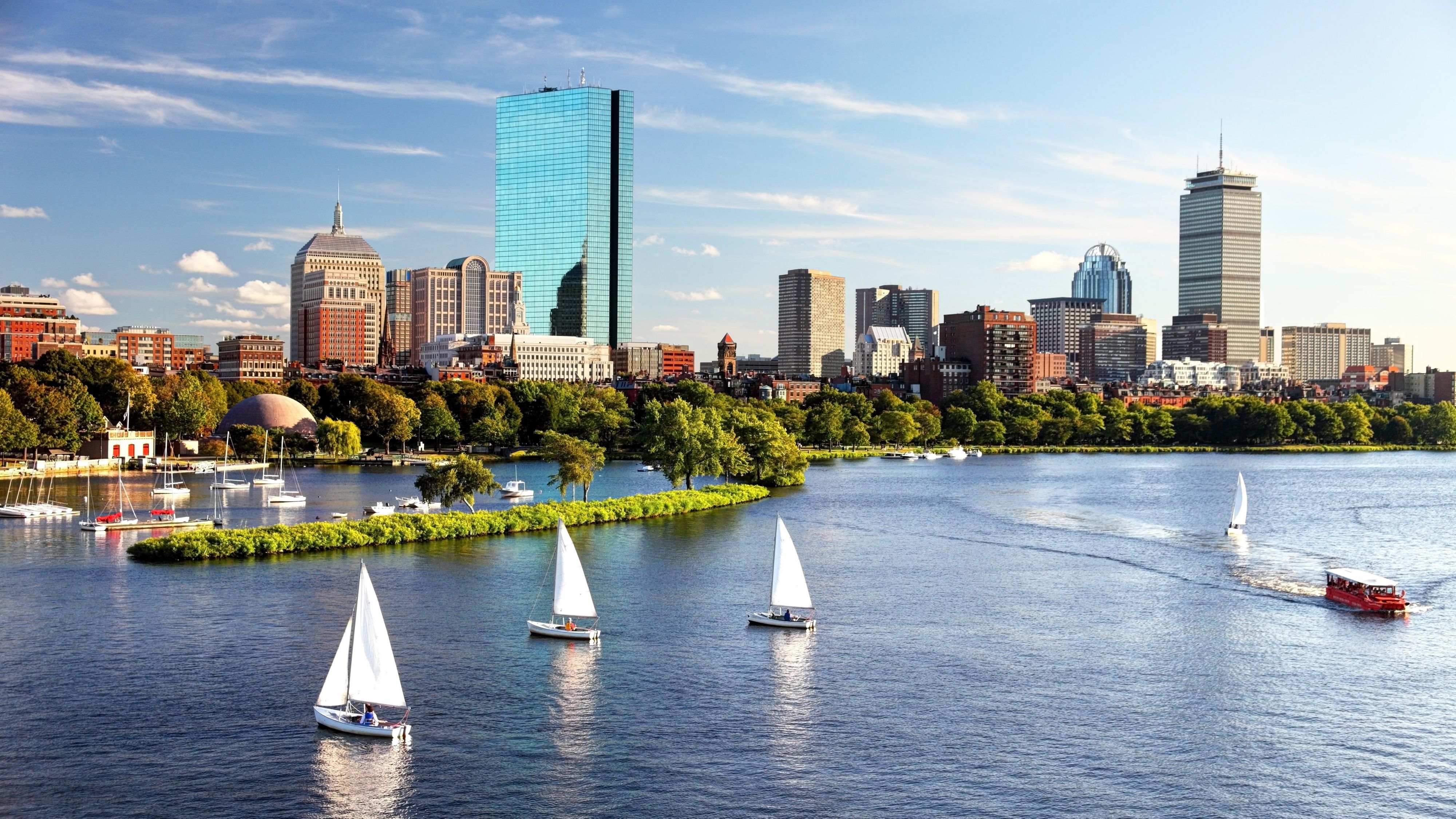 Boston Harbor on summer