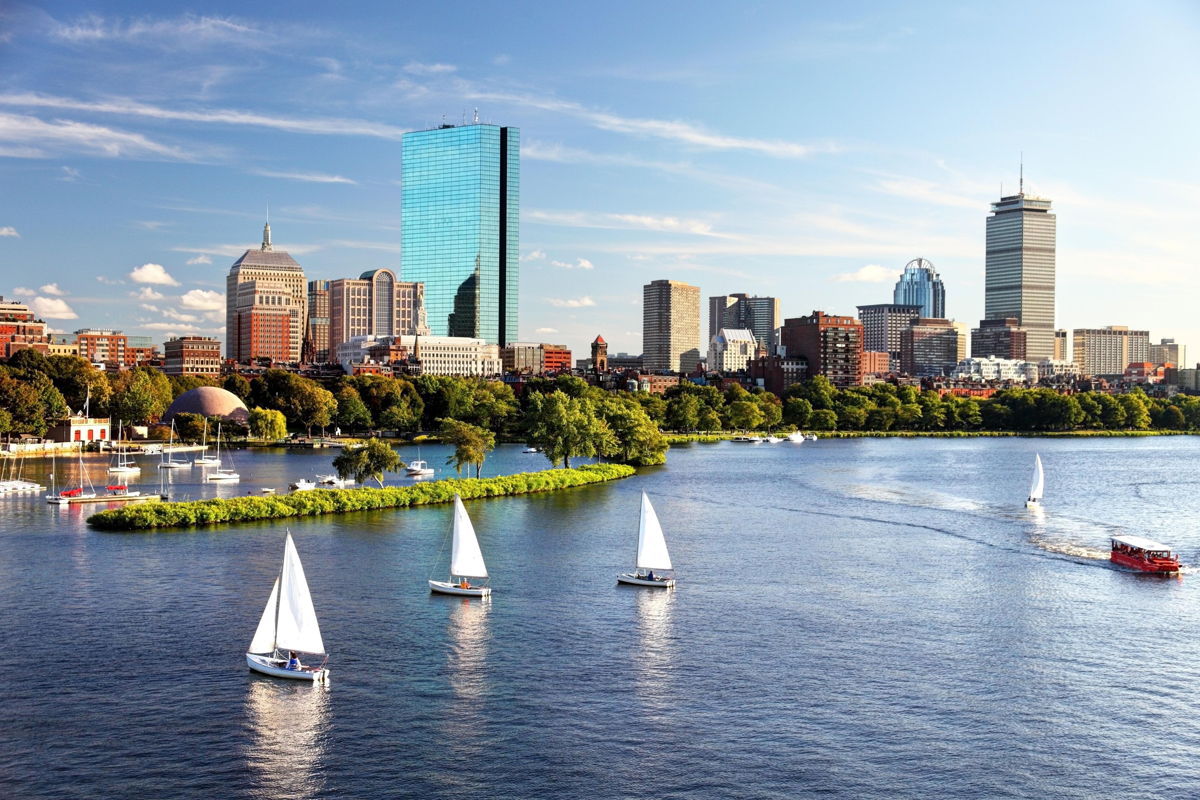 View of Boston Harbor