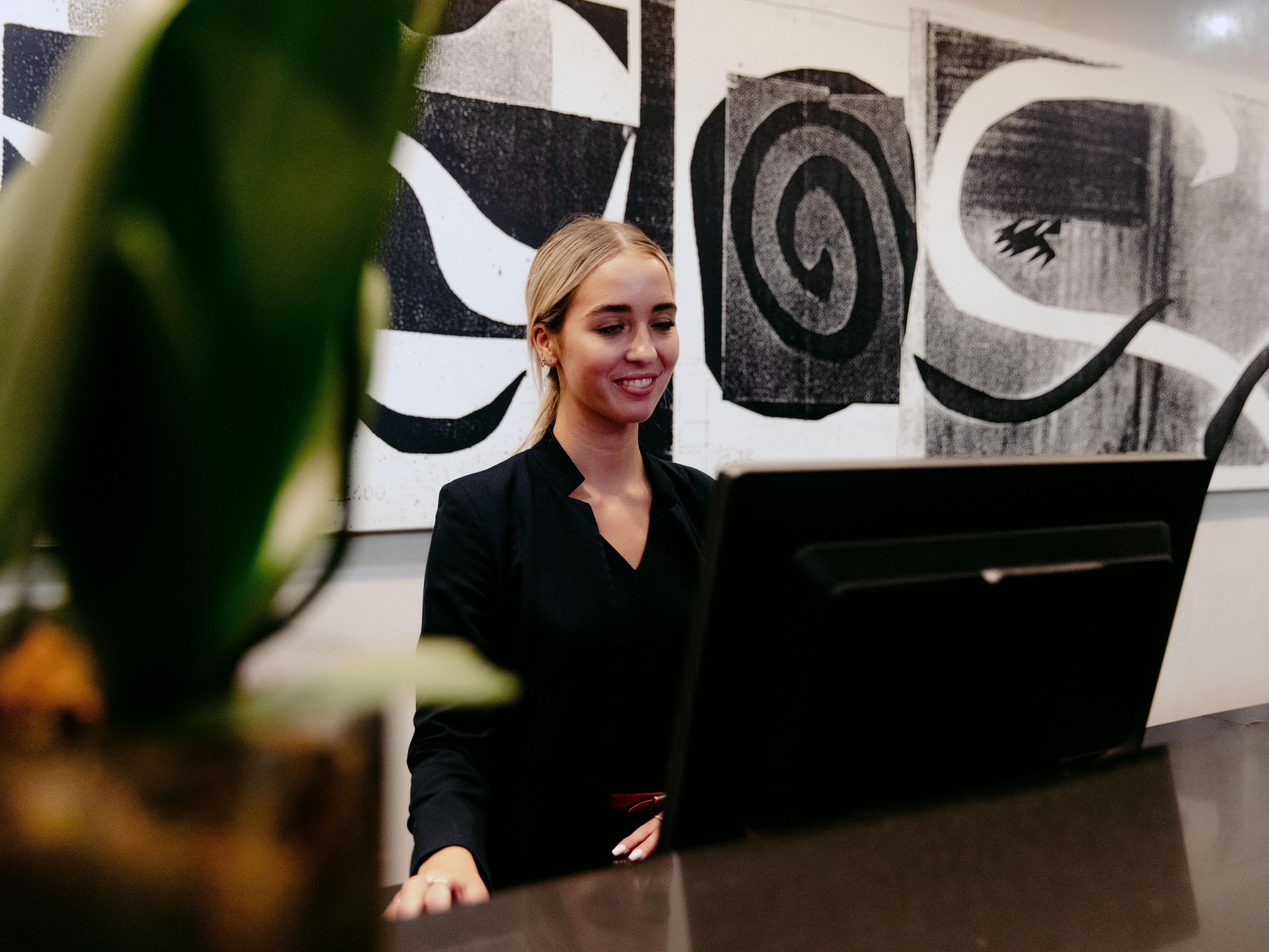 Hotel Lobby Front Desk