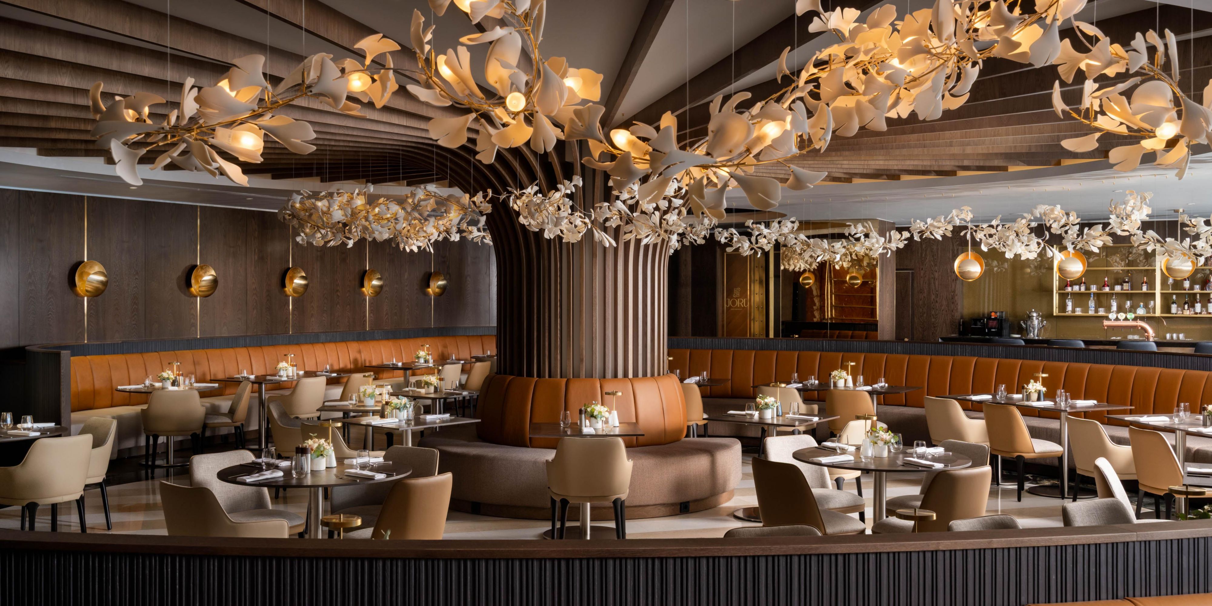 JORJ Restaurant is a spectacular conversation between fire and ice, curated for those who crave culinary storytelling and gastronomic showmanship. Every detail — from the lighting to the layout — is crafted to draw diners into a story that unfolds with each plate and every glance across the room.
