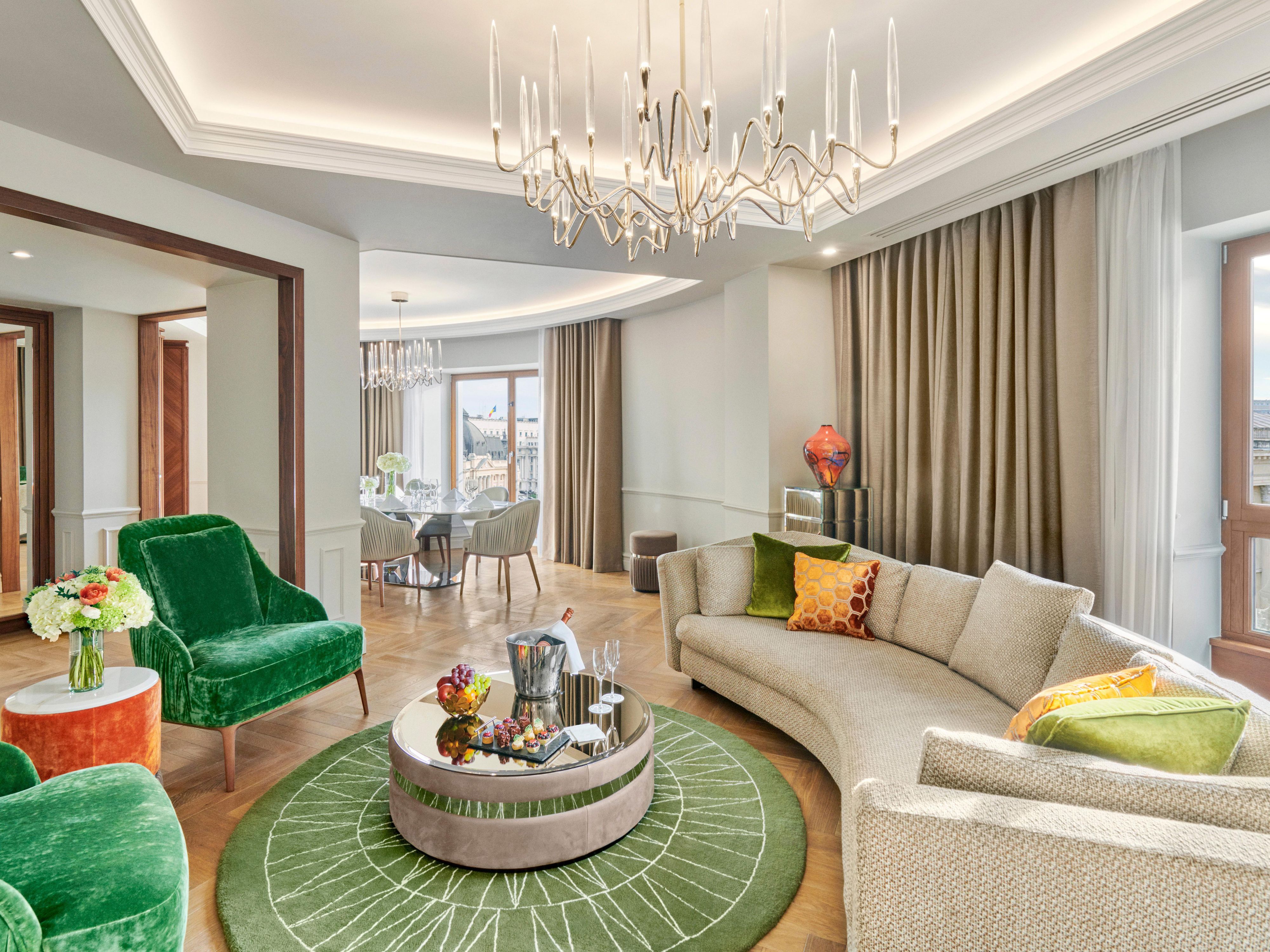 InterContinental Athenee Palace Royal Suite Living Room