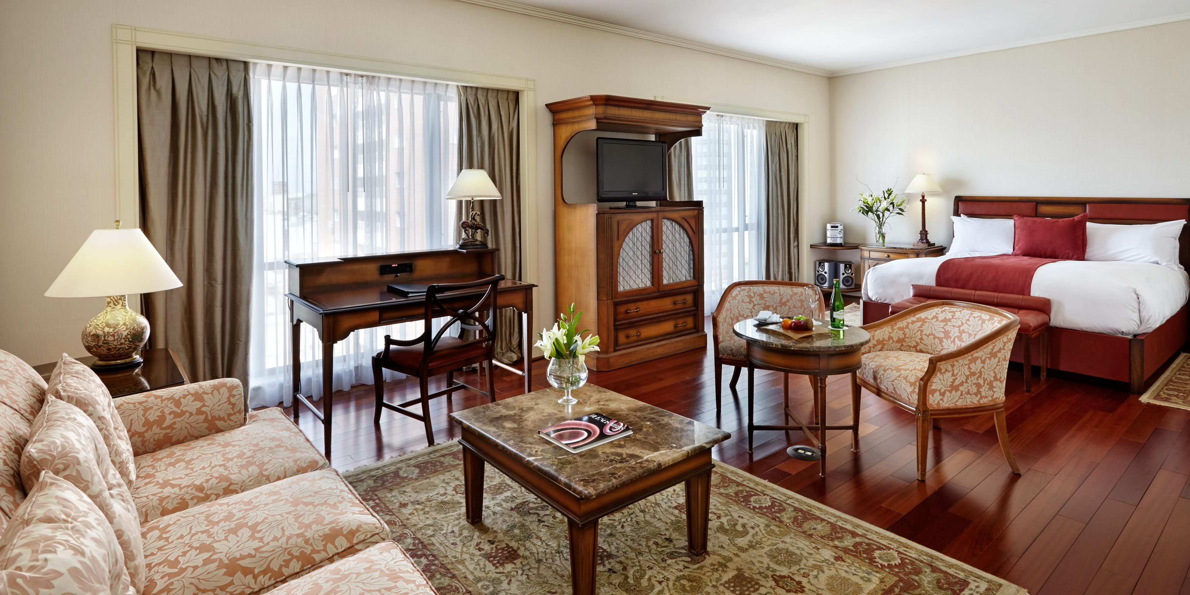 Spacious Junior Suite with hardwood floors