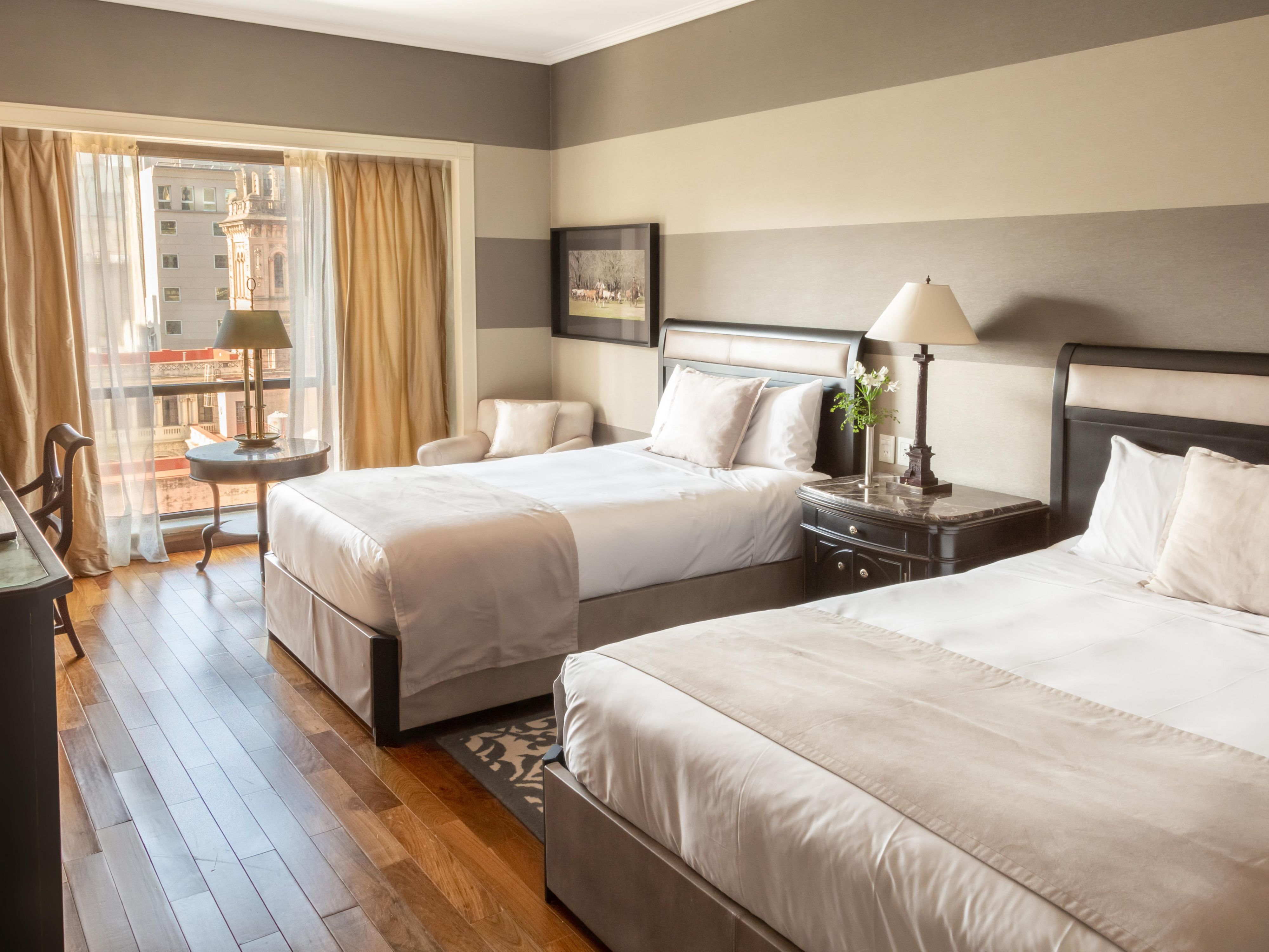1 Queen and 1 Twin Room