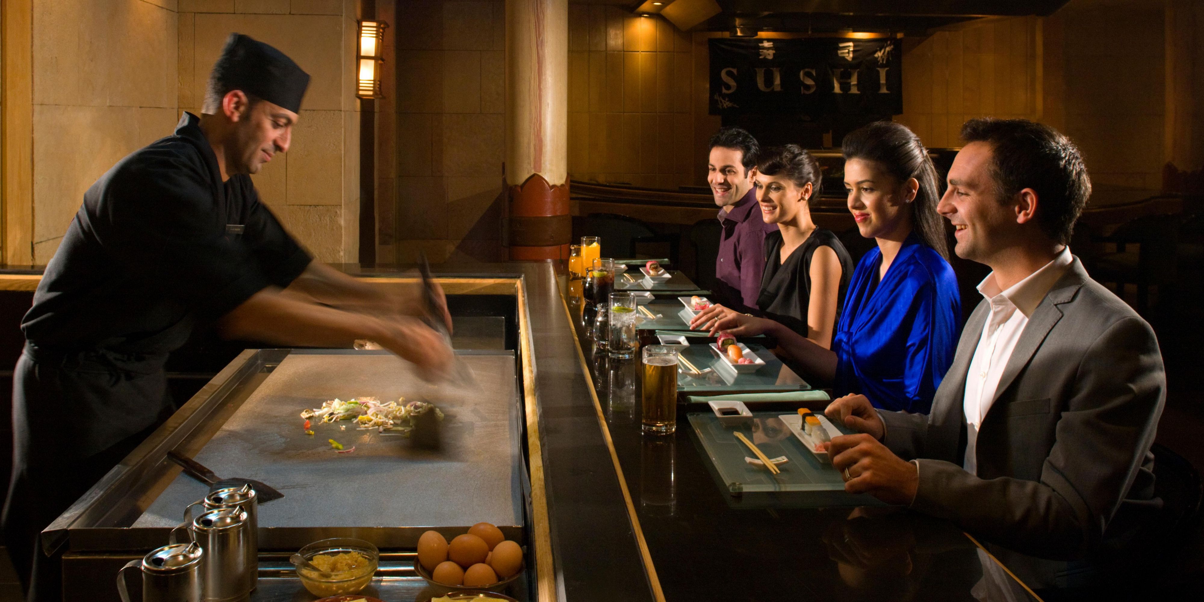 At Shogun, Japanese dining includes much more than sushi. Our talented chefs use their unique knowledge and talent to create a vast selection of exquisite Japanese delicacies. Each dish is cooked in a way that best captures the genuine flavours of this authentic cuisine. Whatever mode you are in, there is an adventure waiting to be explored.