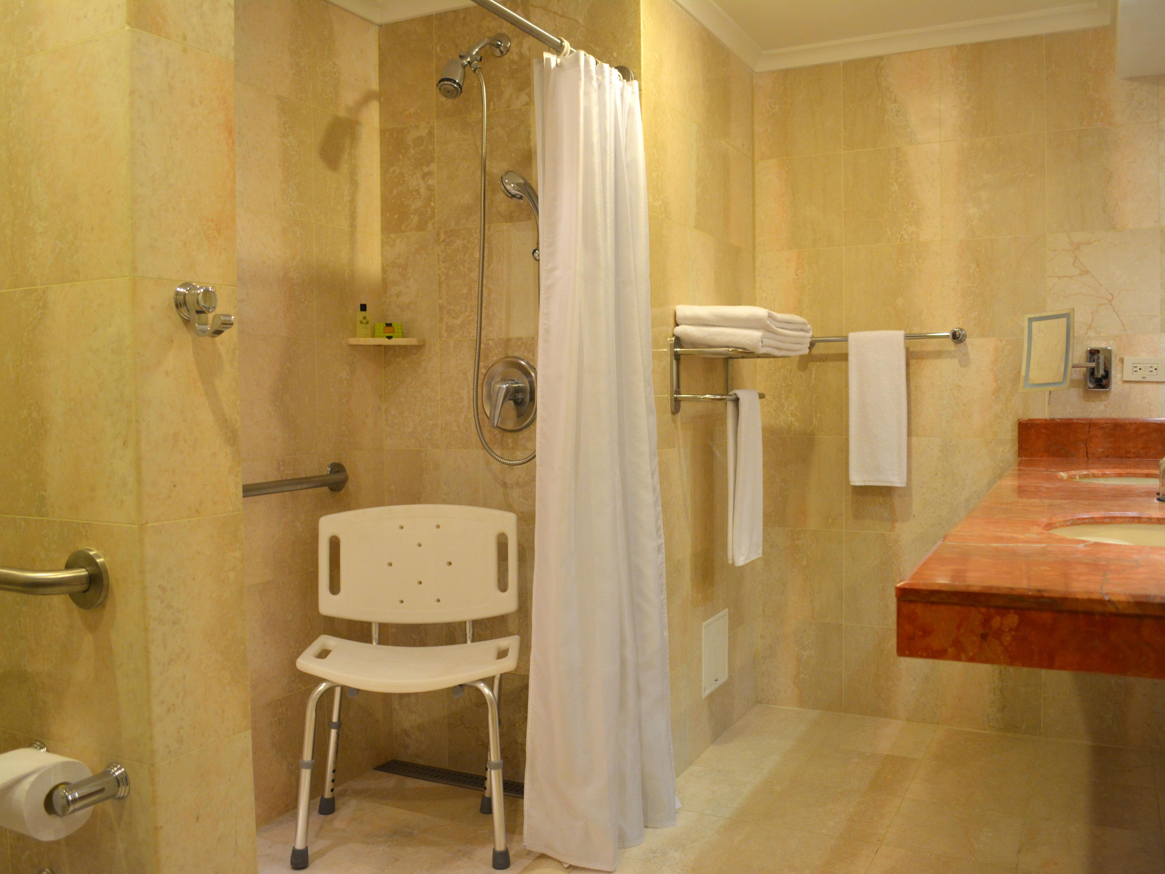 ADA/Handicap accessible Guest Bathroom.
