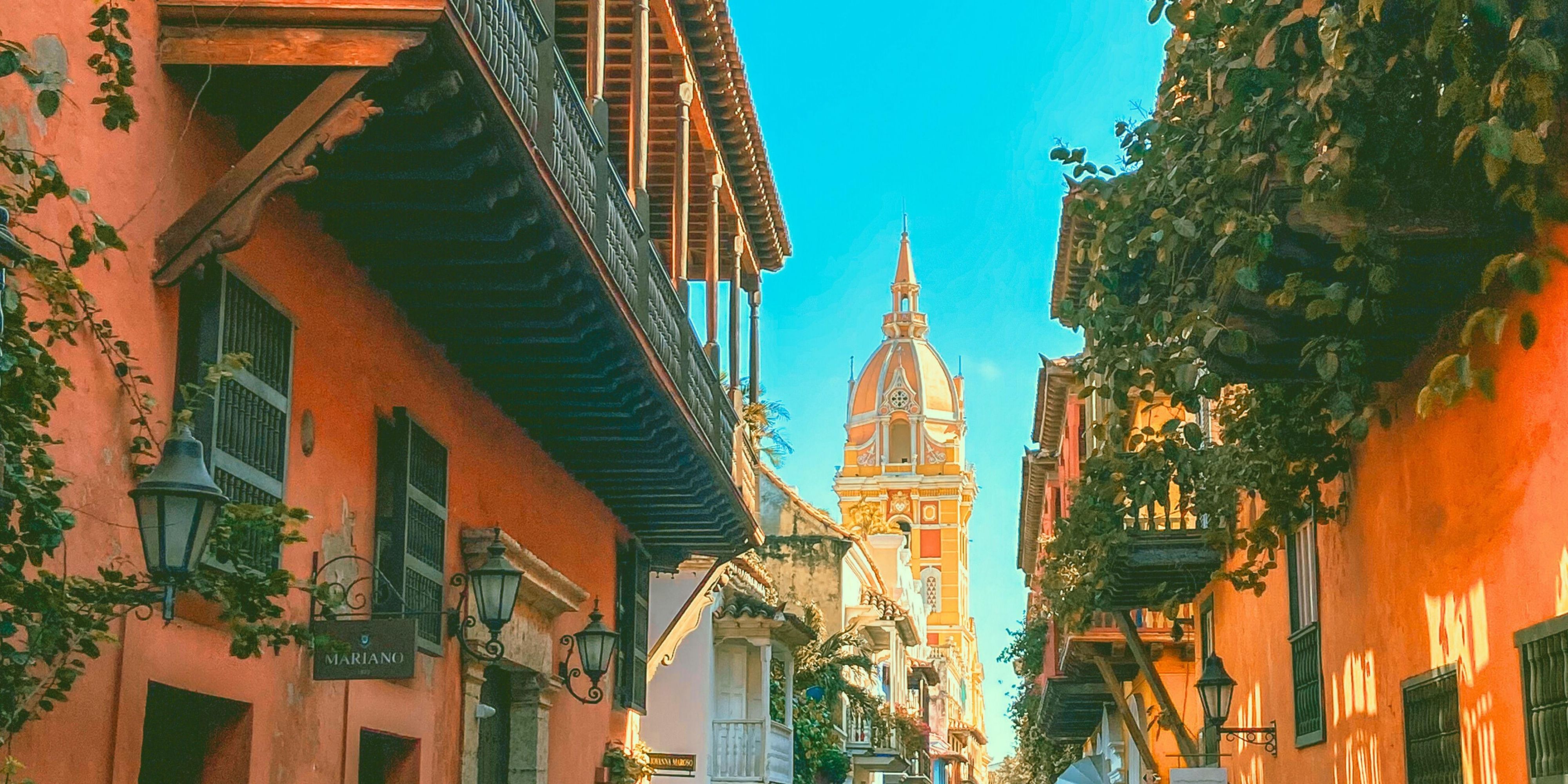 Vista aerea del centro di Cartagena