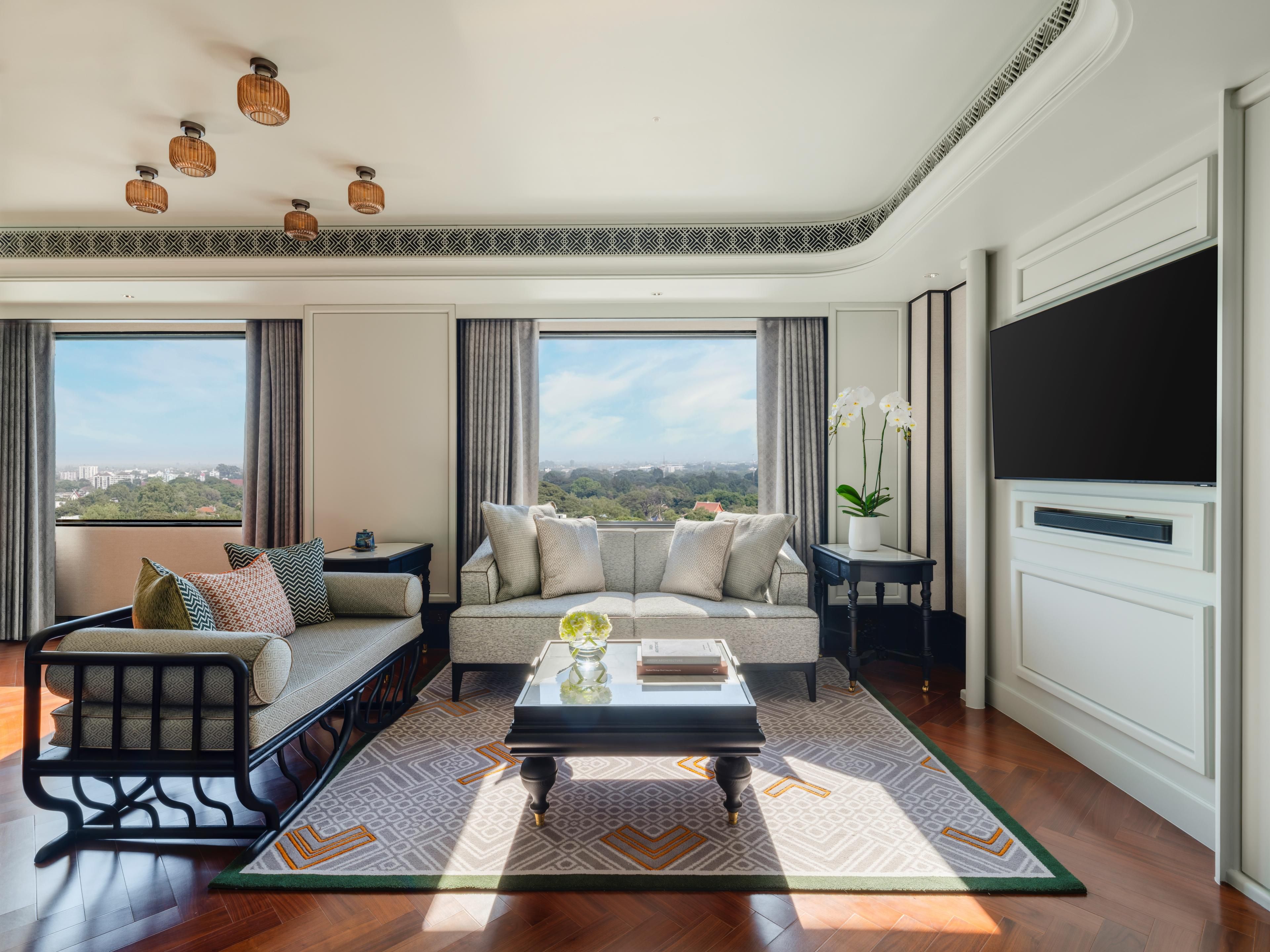 Living Area of One-Bedroom Suite