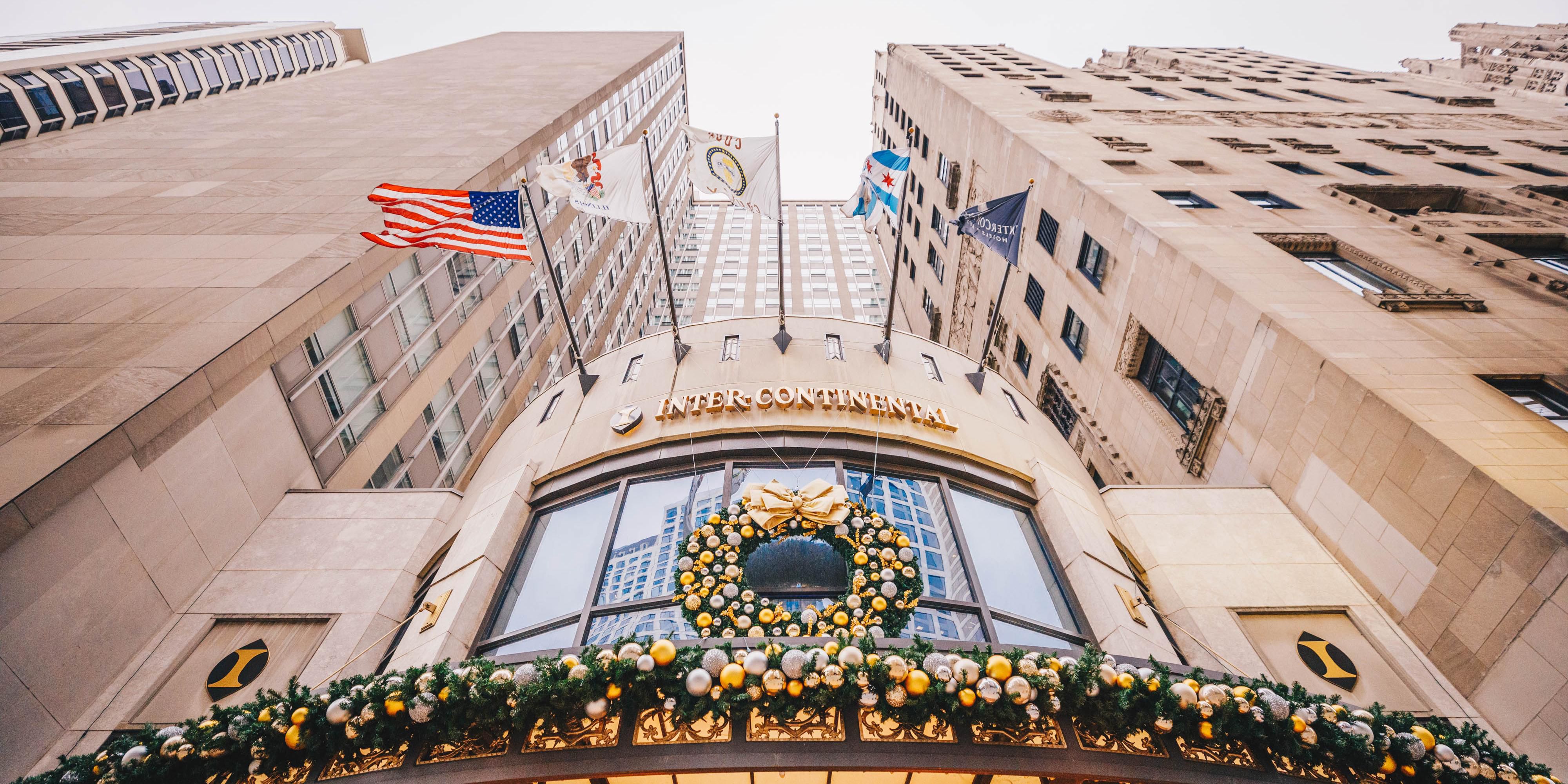 Our hotel was originally built in 1929 as the men’s Medinah Athletic Club, during which time Olympic gold medalist and Tarzan actor, Johnny Wiessmuller, used the swimming pool to train. The building became a hotel in 1944, and opened as InterContinental Chicago Magnificent Mile in March 1990.