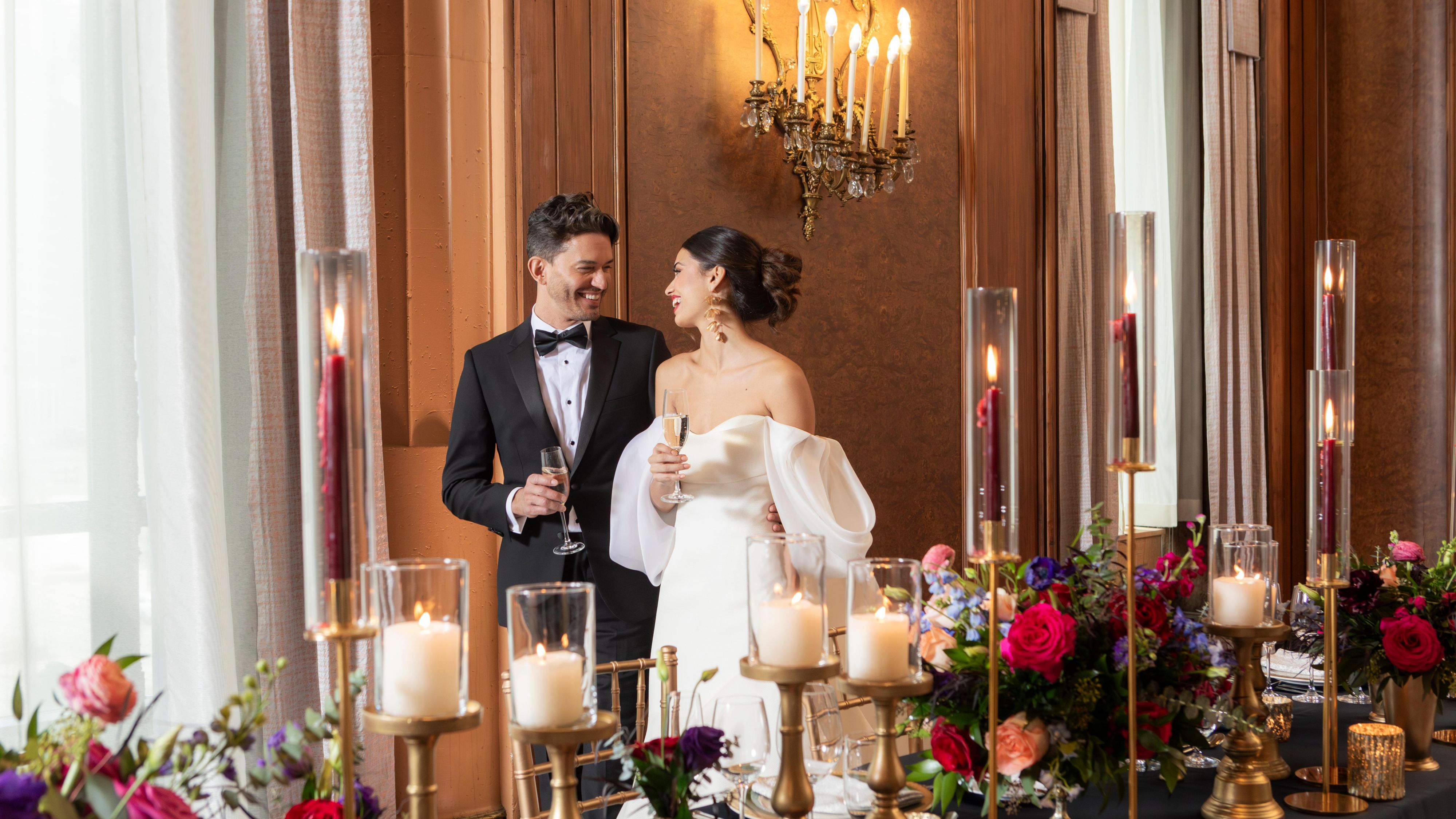 Wedding couple in Chicago 