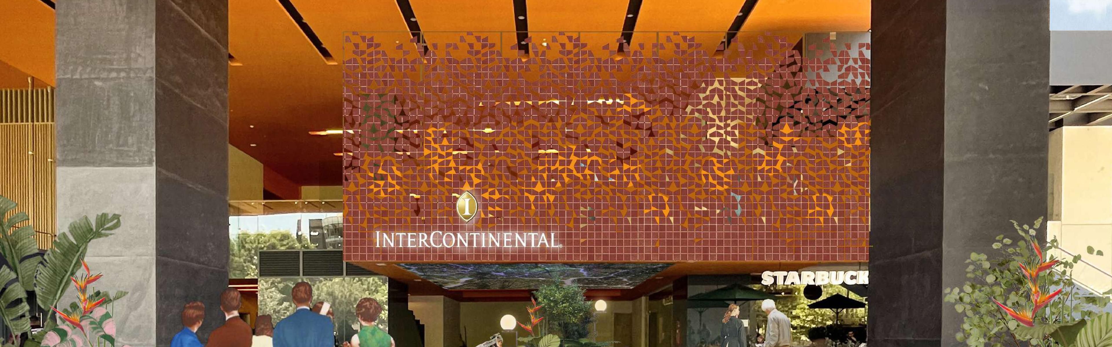 Entrada de hotel en Polanco Presidente InterContinental Miyana