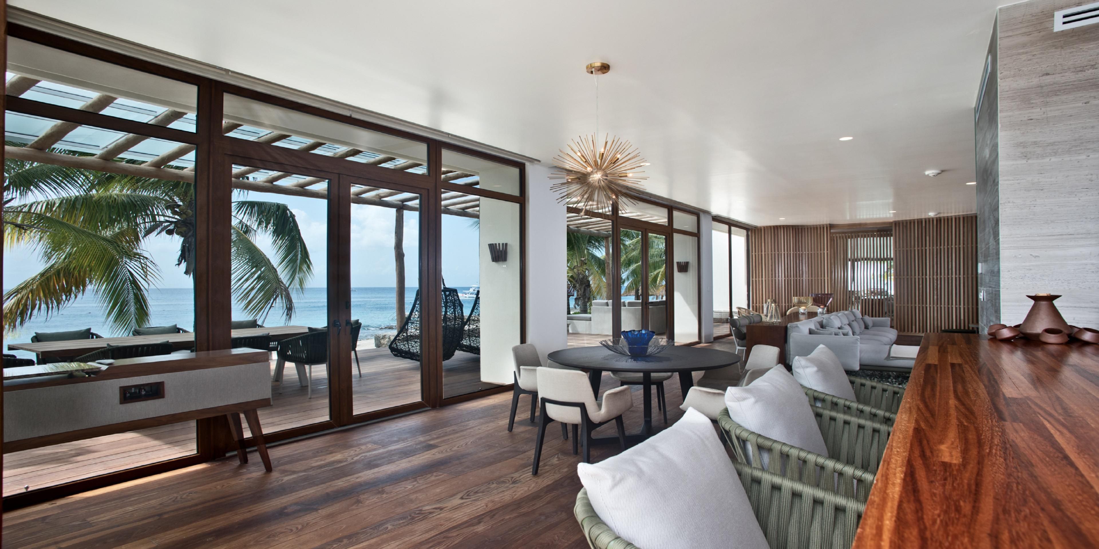 Guest room with ocean view.