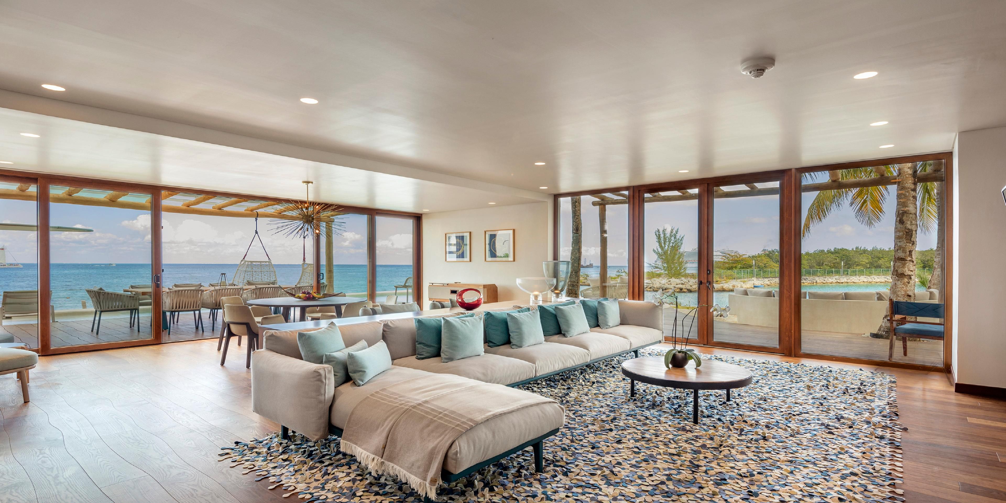 Presidential Suite with stunning ocean views.