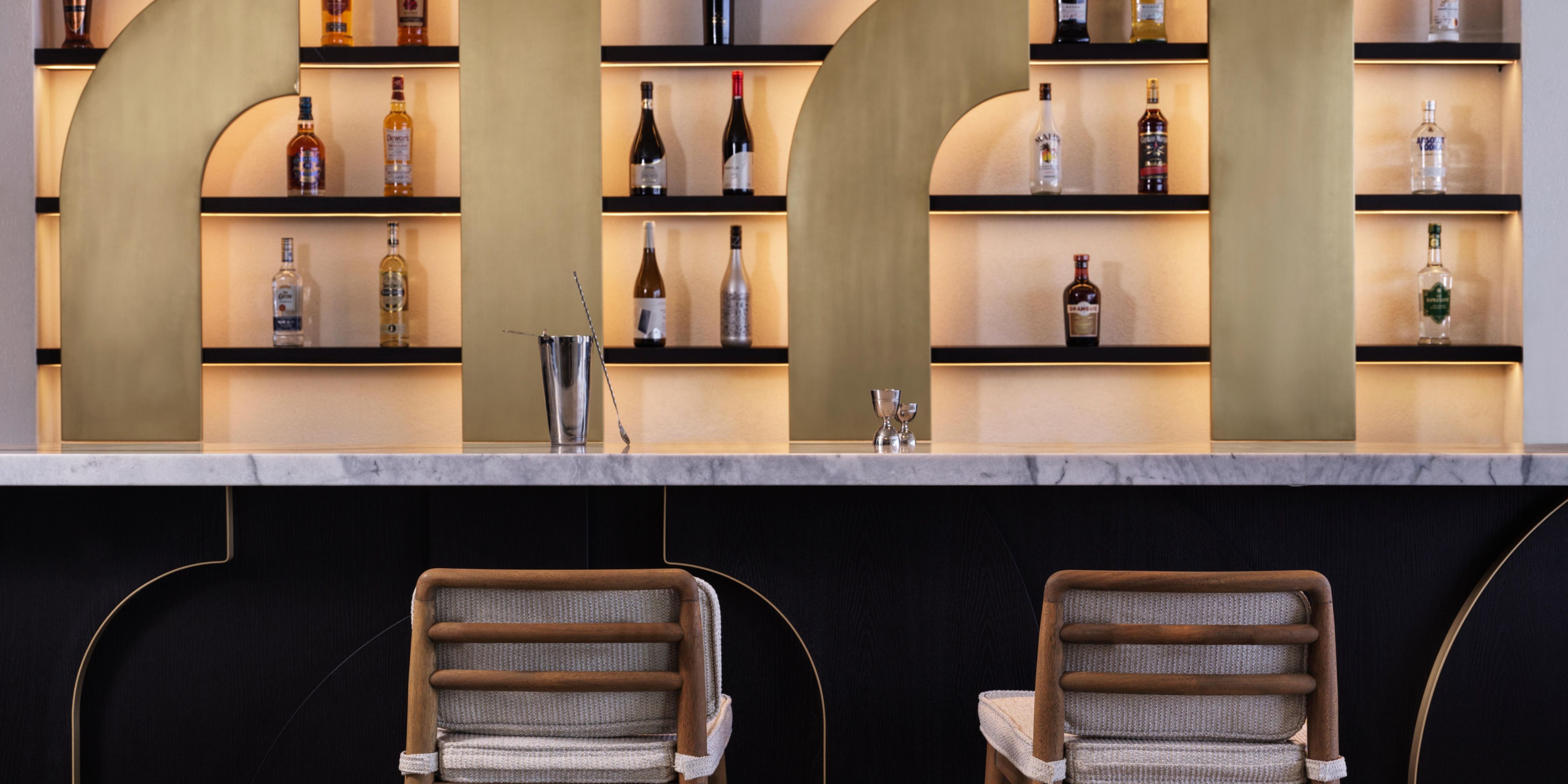 Knossos bar with bar stools and luxury design
