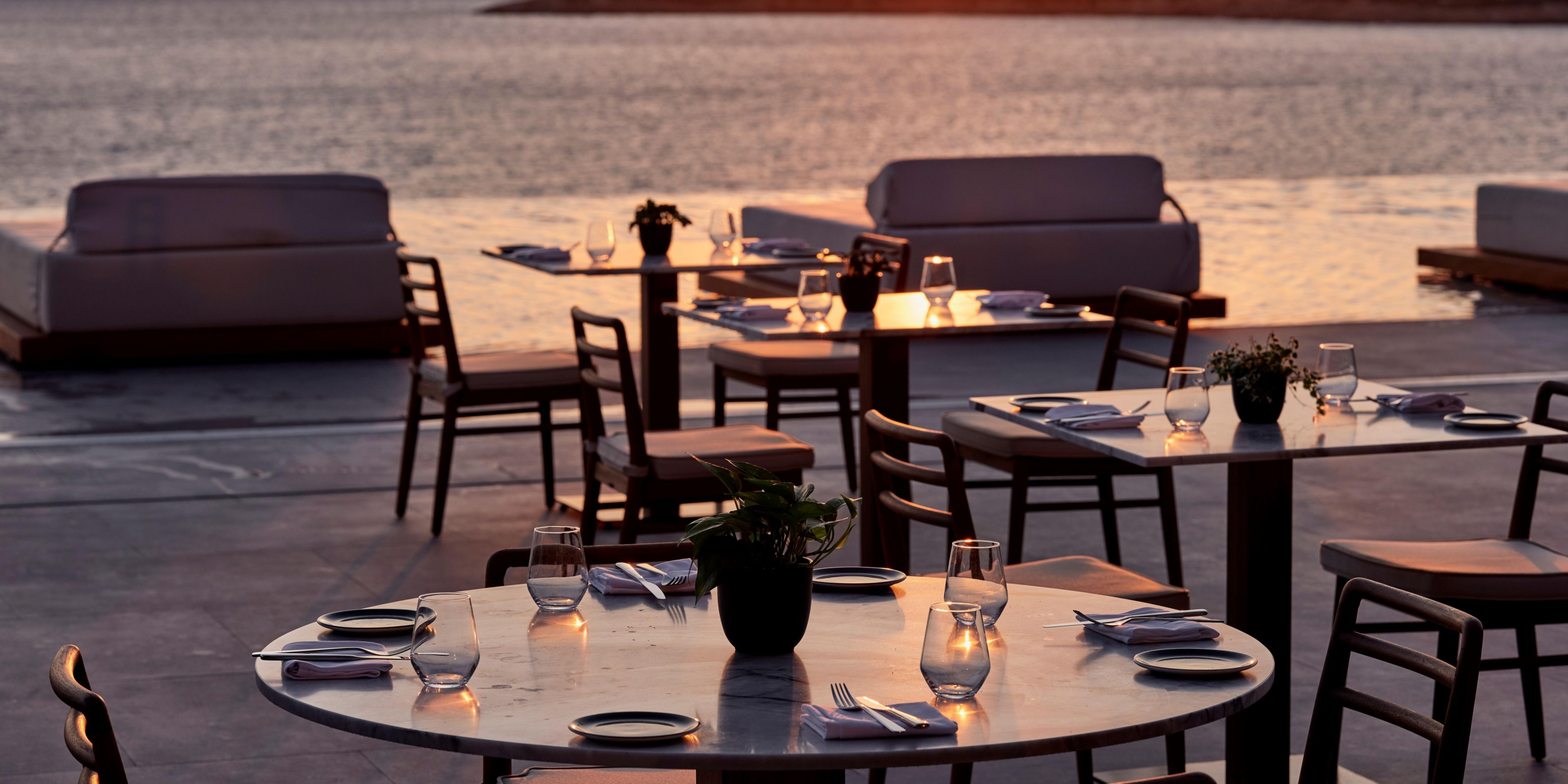 A tribute to Crete’s gastronomic heritage, 2-Michelin Starred Chef-Consultant Nikos Roussos leads our extravagant dining concepts. Locally sourced seafood, organic olive oils, and aromatic herbs are thoughtfully crafted into exquisite dishes, each bite telling the story of Crete’s deep-rooted culinary traditions and bold Mediterranean flavours.