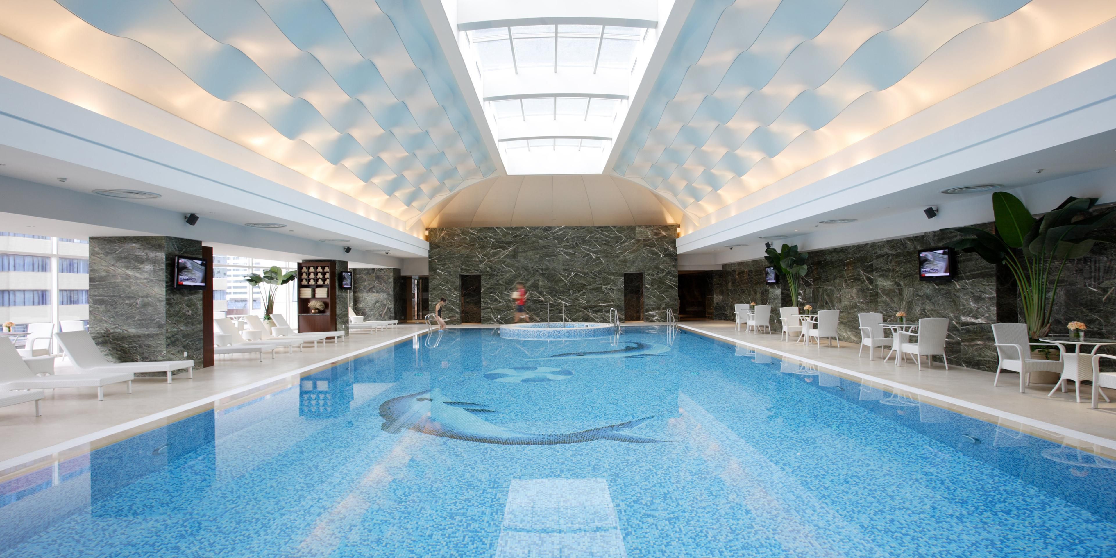 Enjoy one of the largest swimming pools in a deluxe hotel along with a Jacuzzi for  your ultimate relaxation.
Opening hours: 6:00 – 23:00