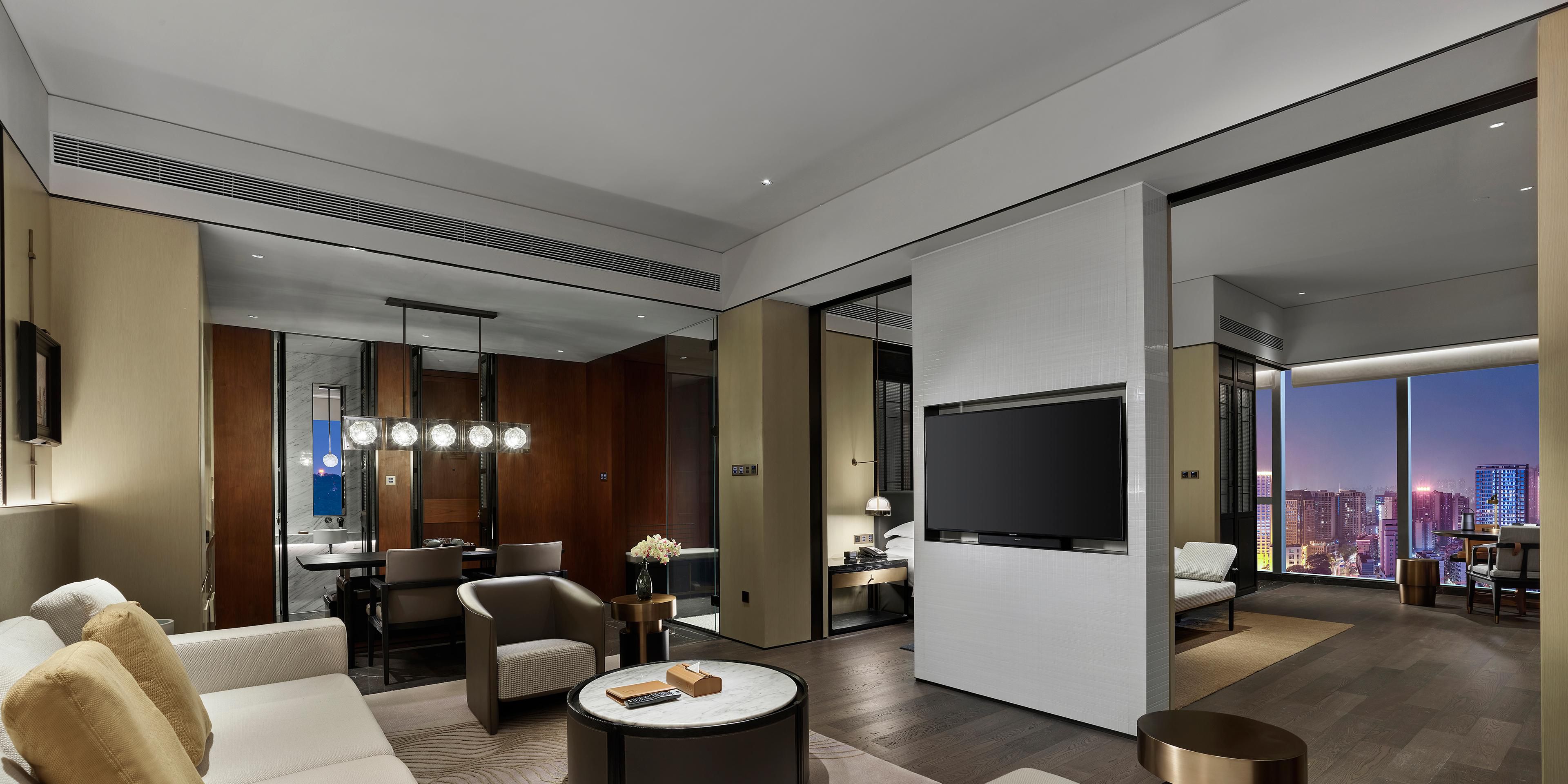 1 King 1 Bedroom Suite Living Dining Area- Living Area
