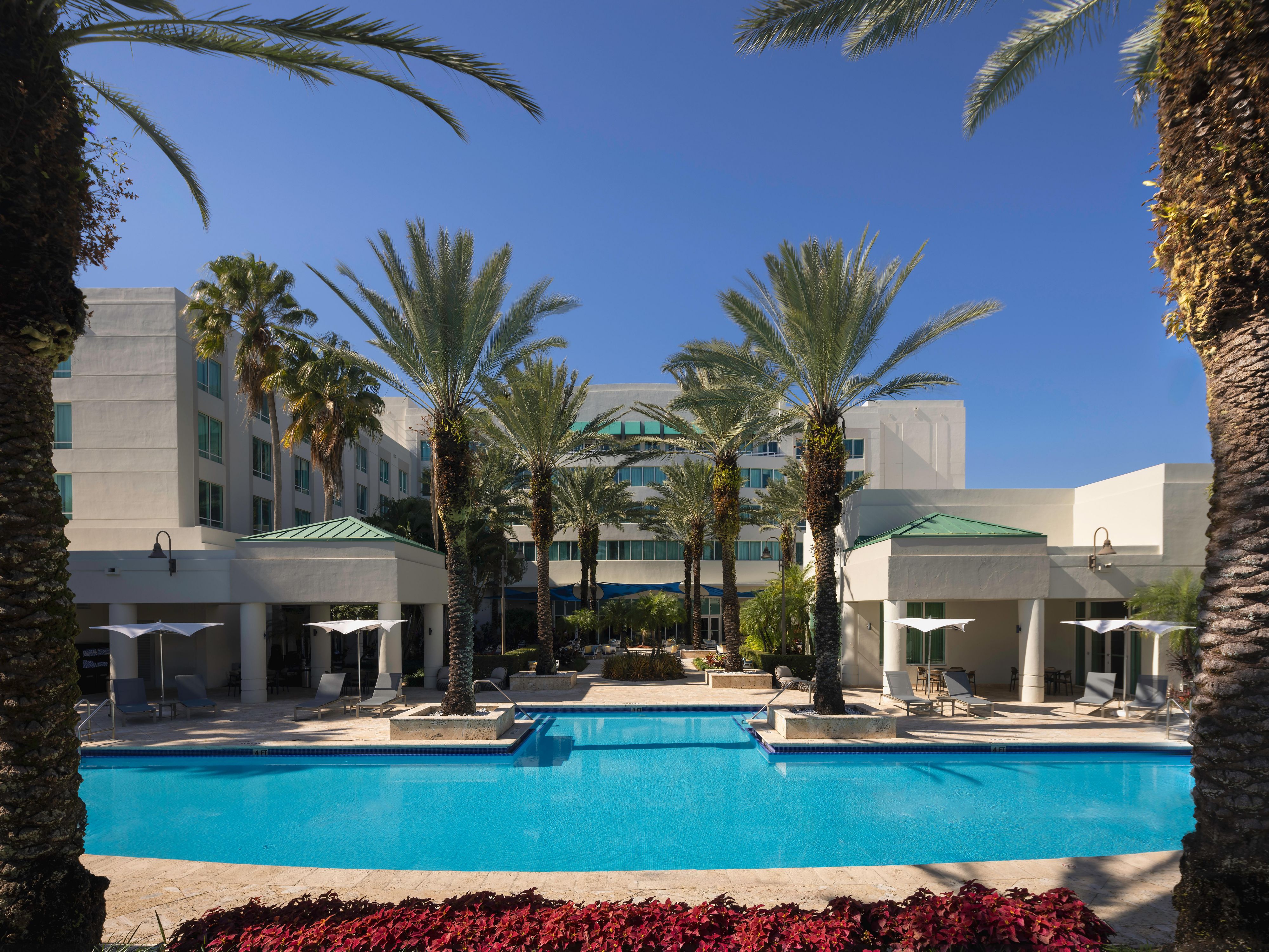 Refresh your spirit at our beautiful pool area.