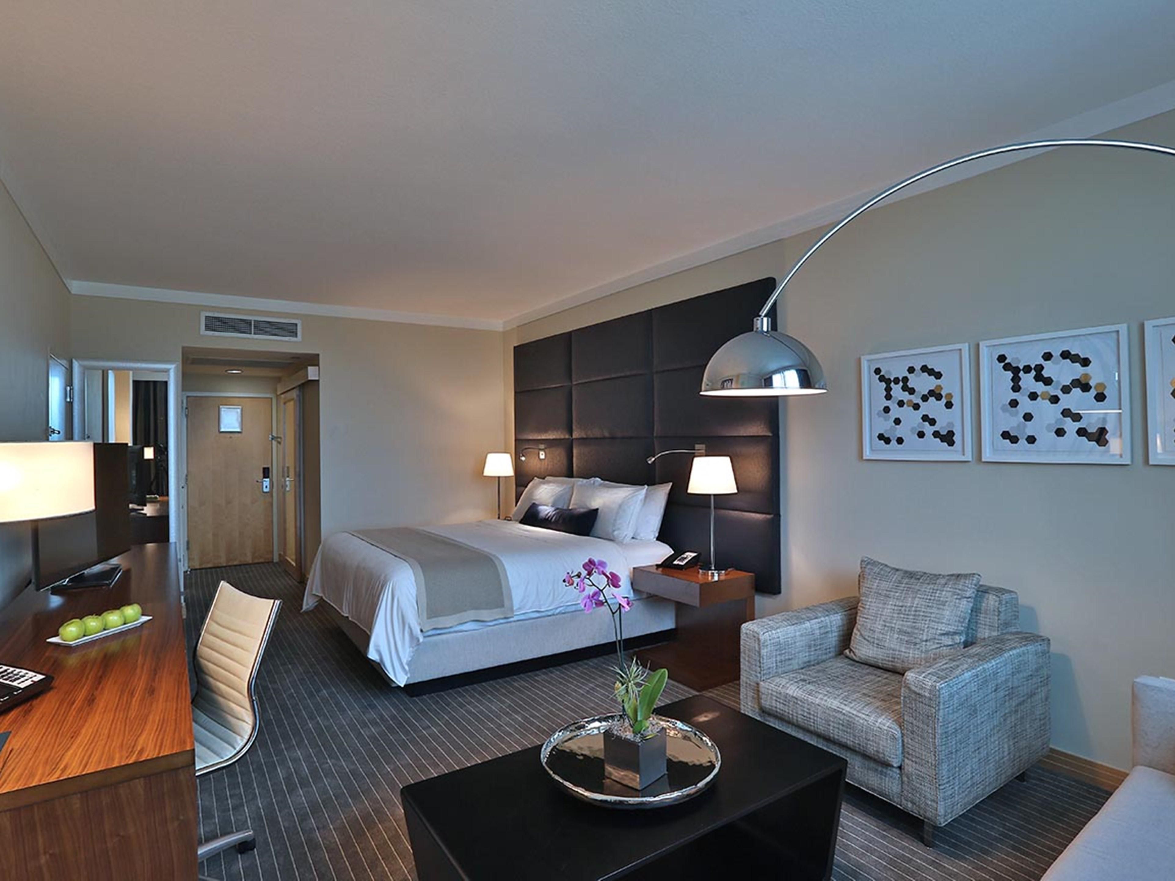 Our room offers comfortable space.