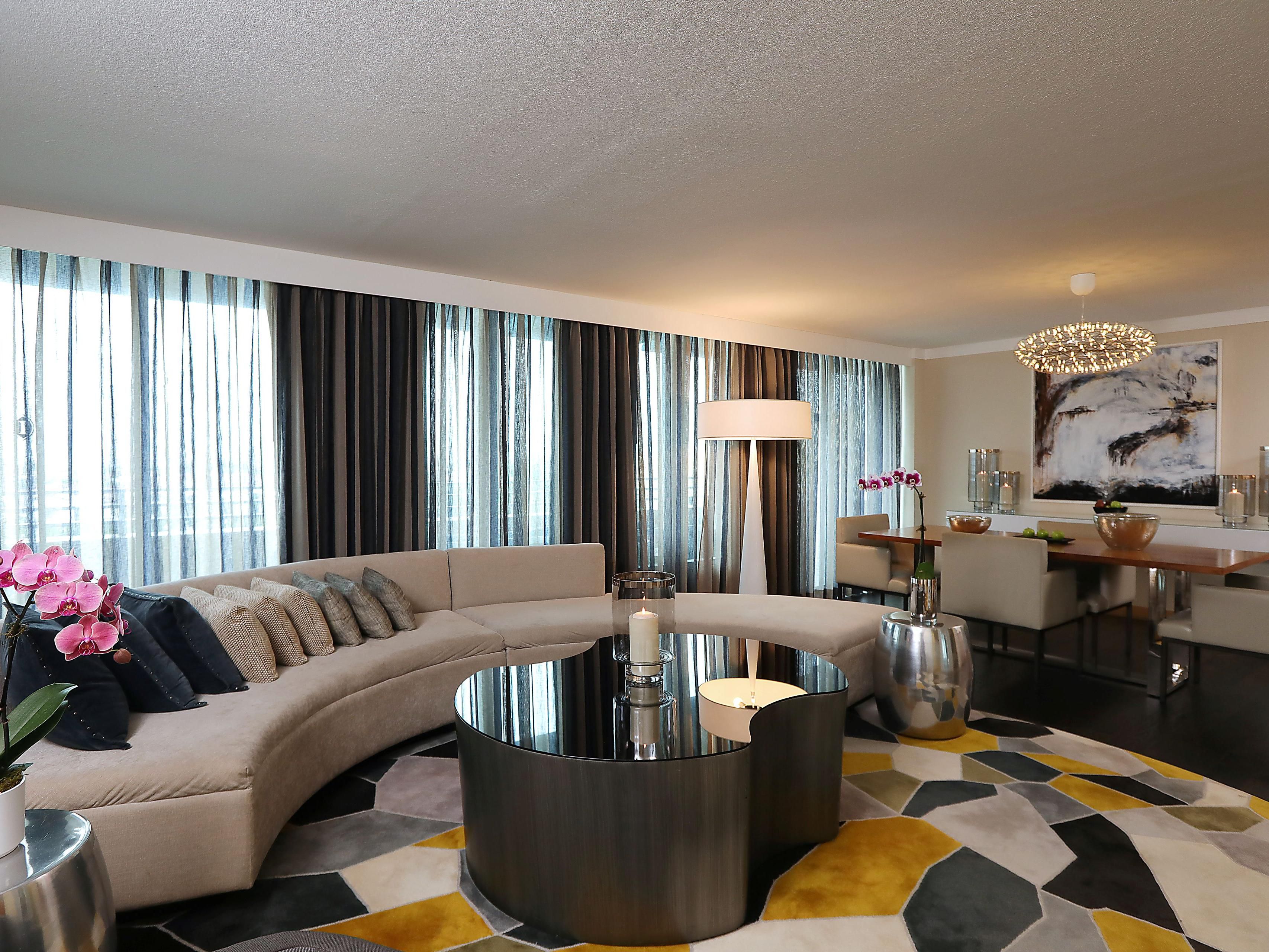 Recharge in your beautiful Suite with a separate living area.
