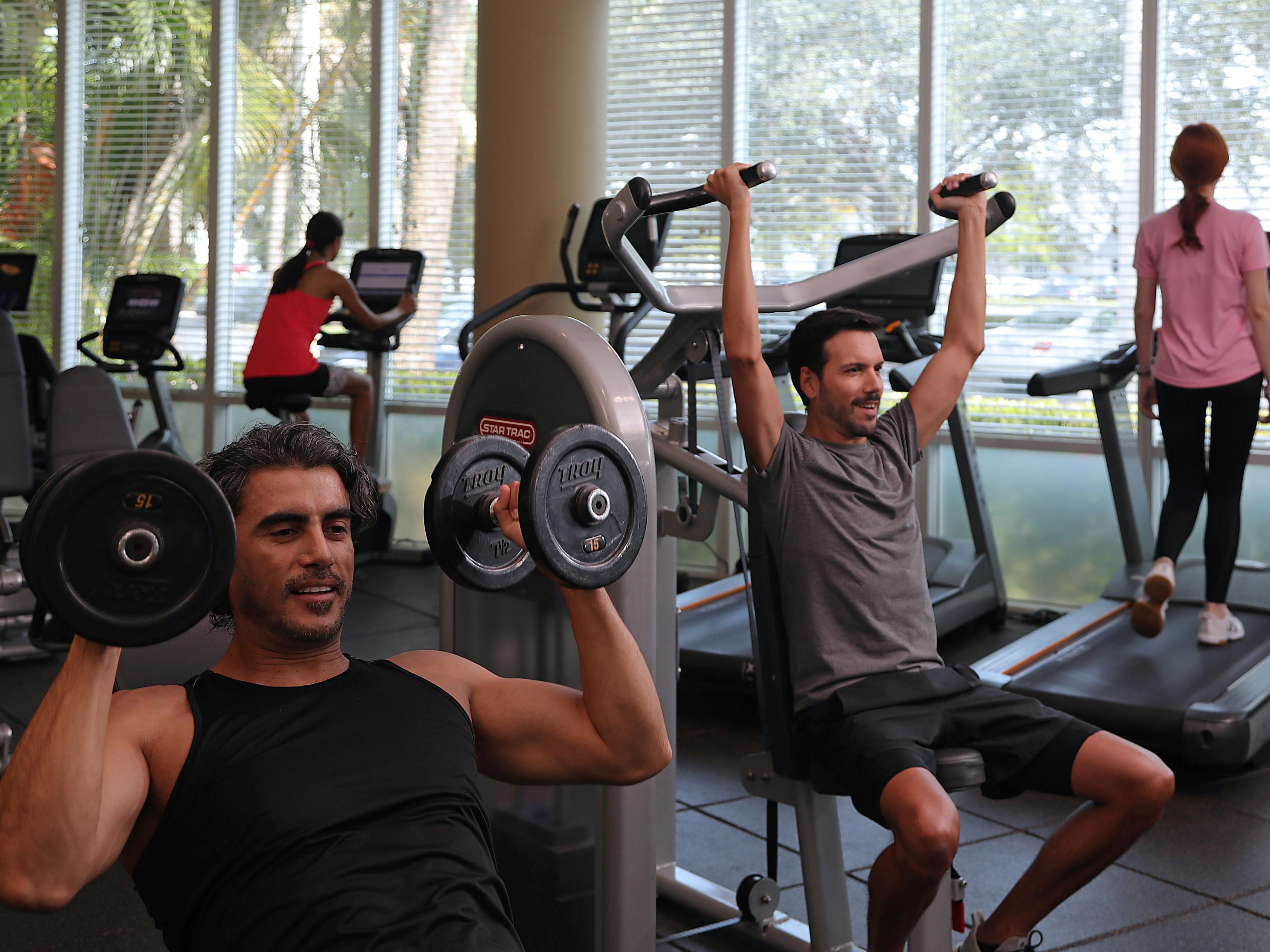 On-site fitness center