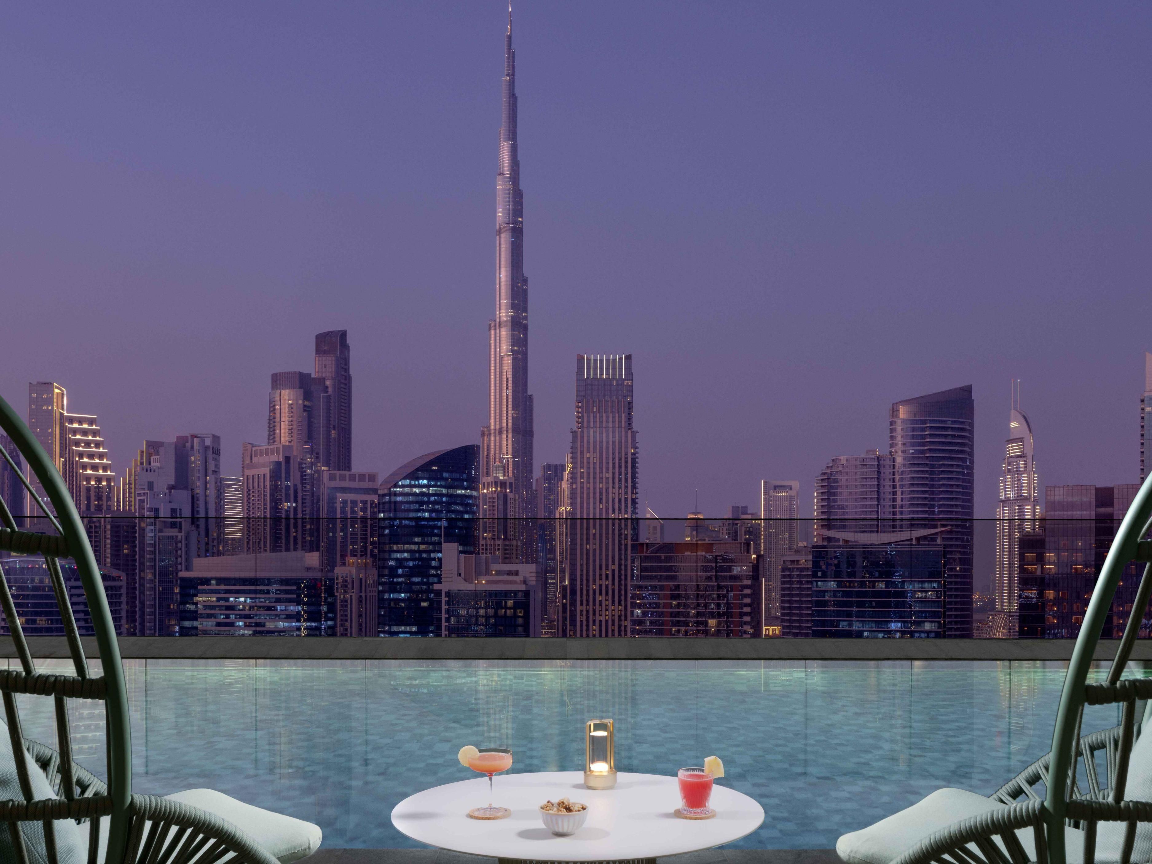 Where relaxation meets breathtaking Burj Khalifa views