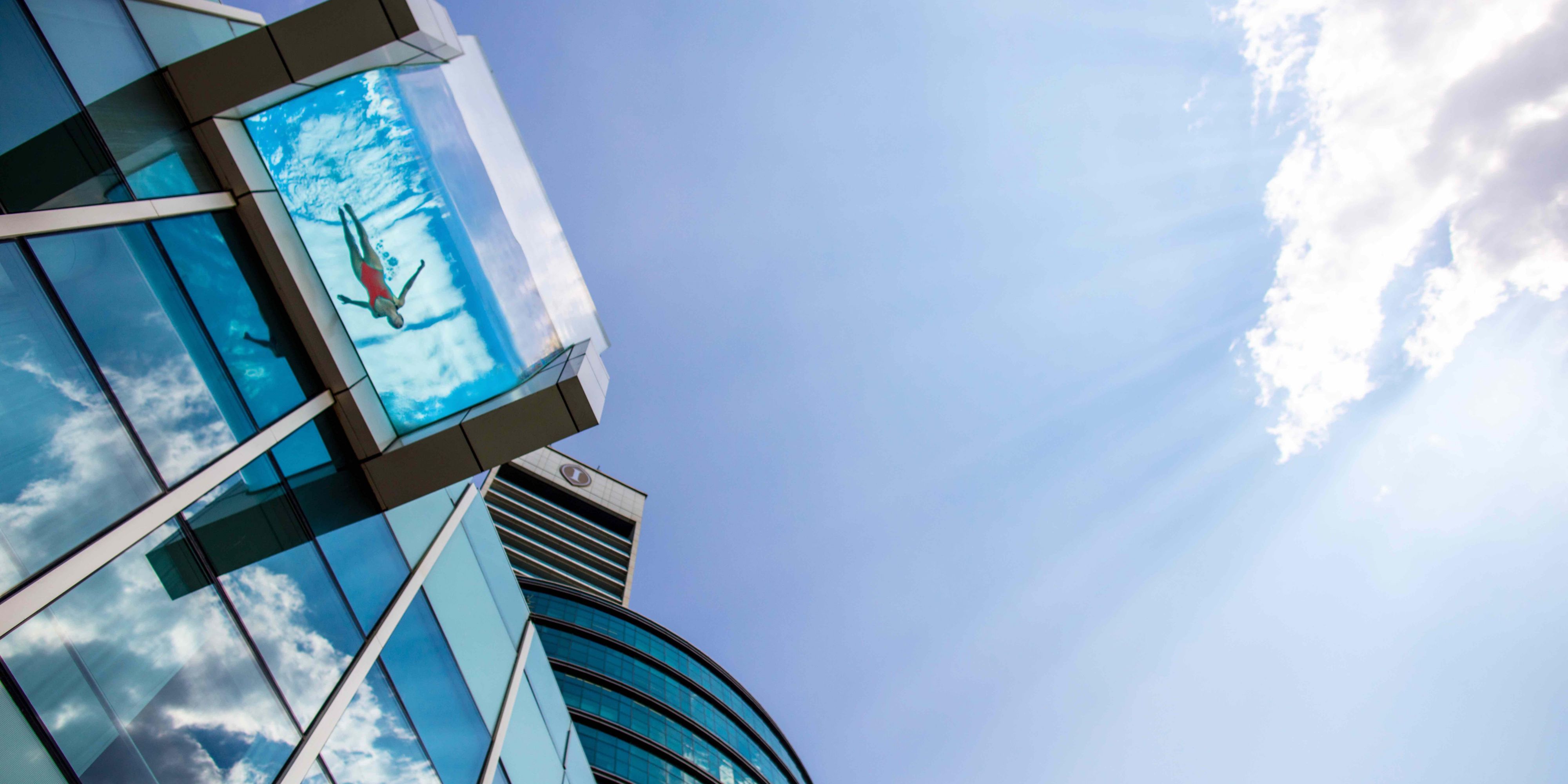 Bask in the sun while taking in the breathtaking panoramic views of the Dubai skyline from our world-renowned glass infinity pool. Indulge in refreshing drinks and gourmet snacks from our poolside bar. With temperature-controlled waters, our pool offers a delightful swimming experience year-round, ensuring comfort and enjoyment in every season.