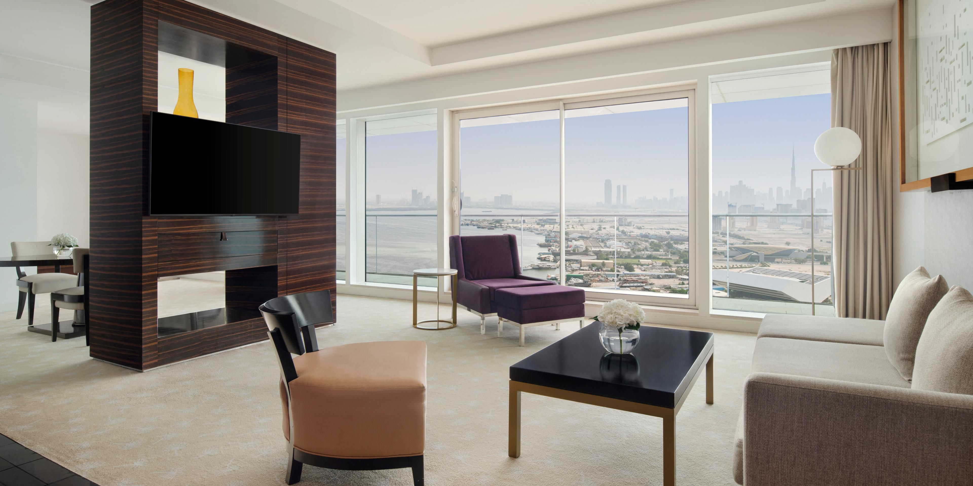 Experience luxuriously designed living spaces and spectacular view