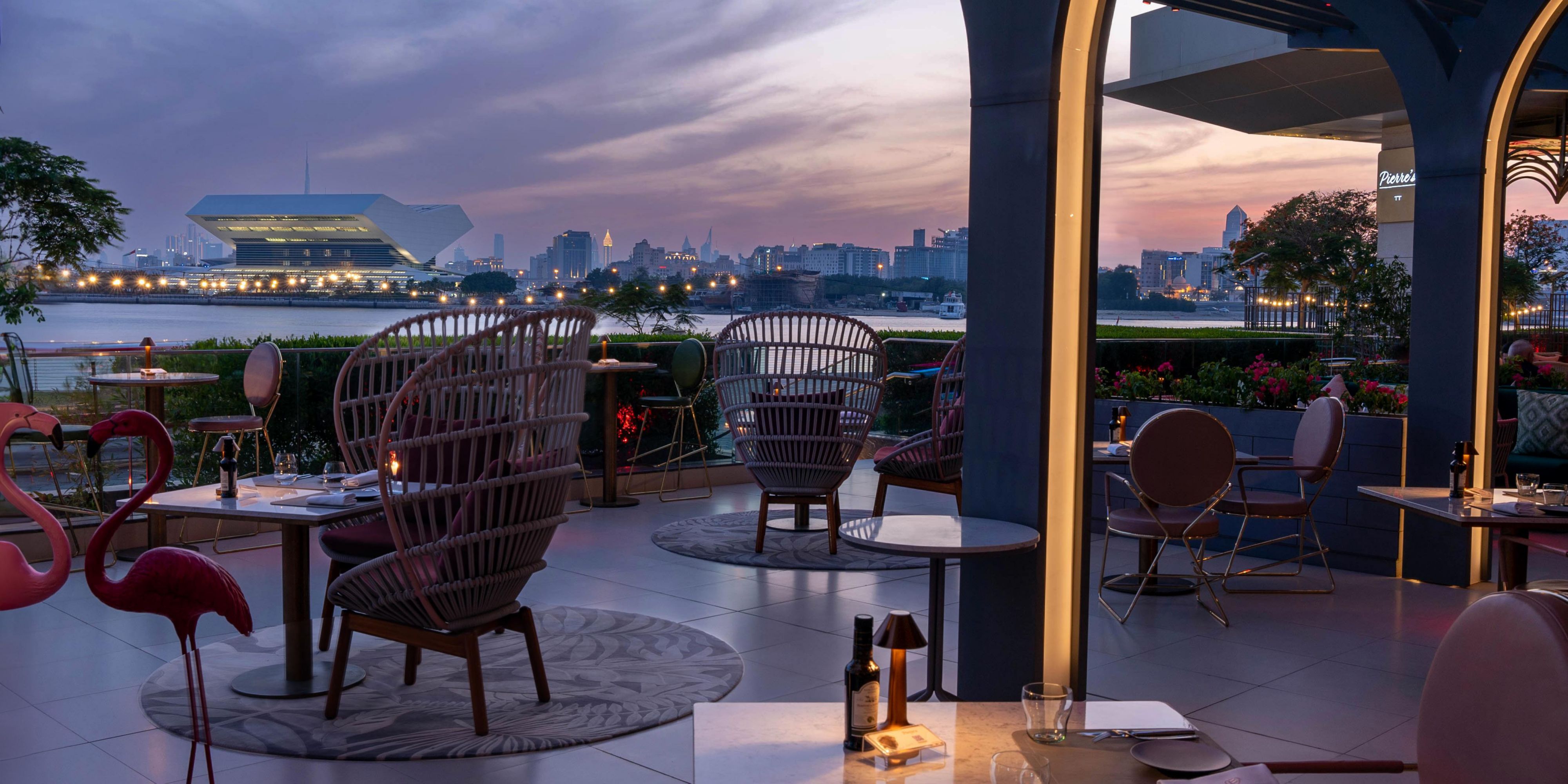 Indulge in exquisite French cuisine at Pierre’s TT, led by three Michelin-starred Chef Pierre Gagnaire. Enjoy innovative dishes and cocktails in a stunning waterfront setting that exudes relaxed elegance. Open Monday to Saturday, 6:30 pm - 11 pm