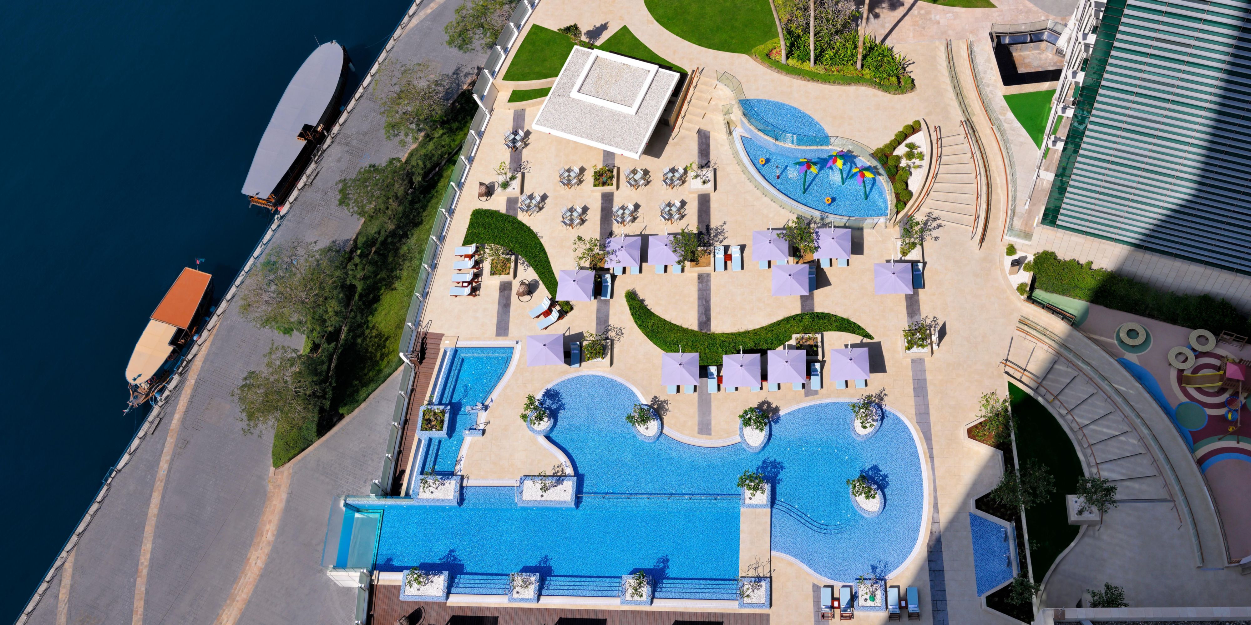 Soak in the Dubai sun by our InterContinental Pool