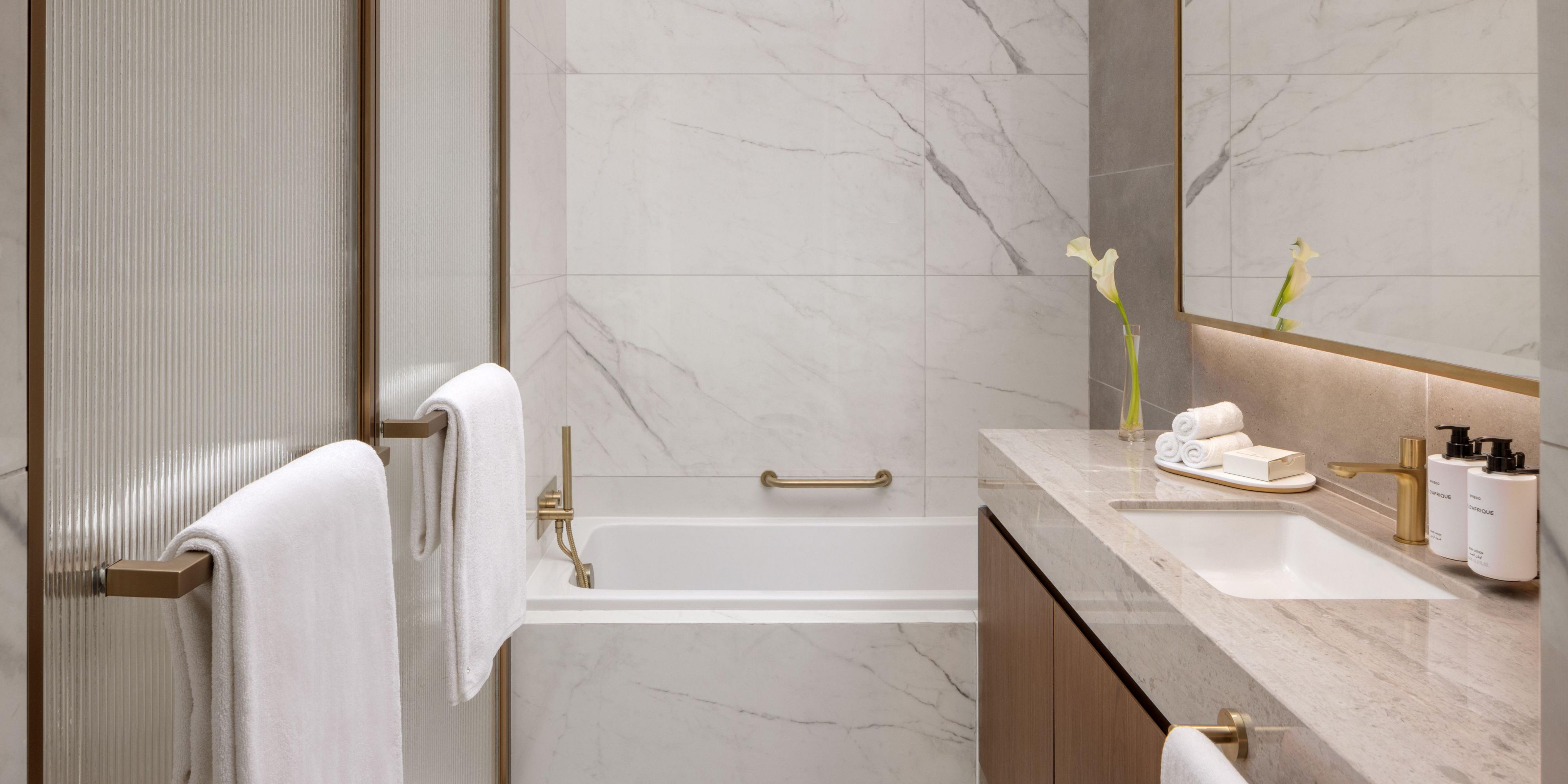Ensuite bathroom with master bedroom